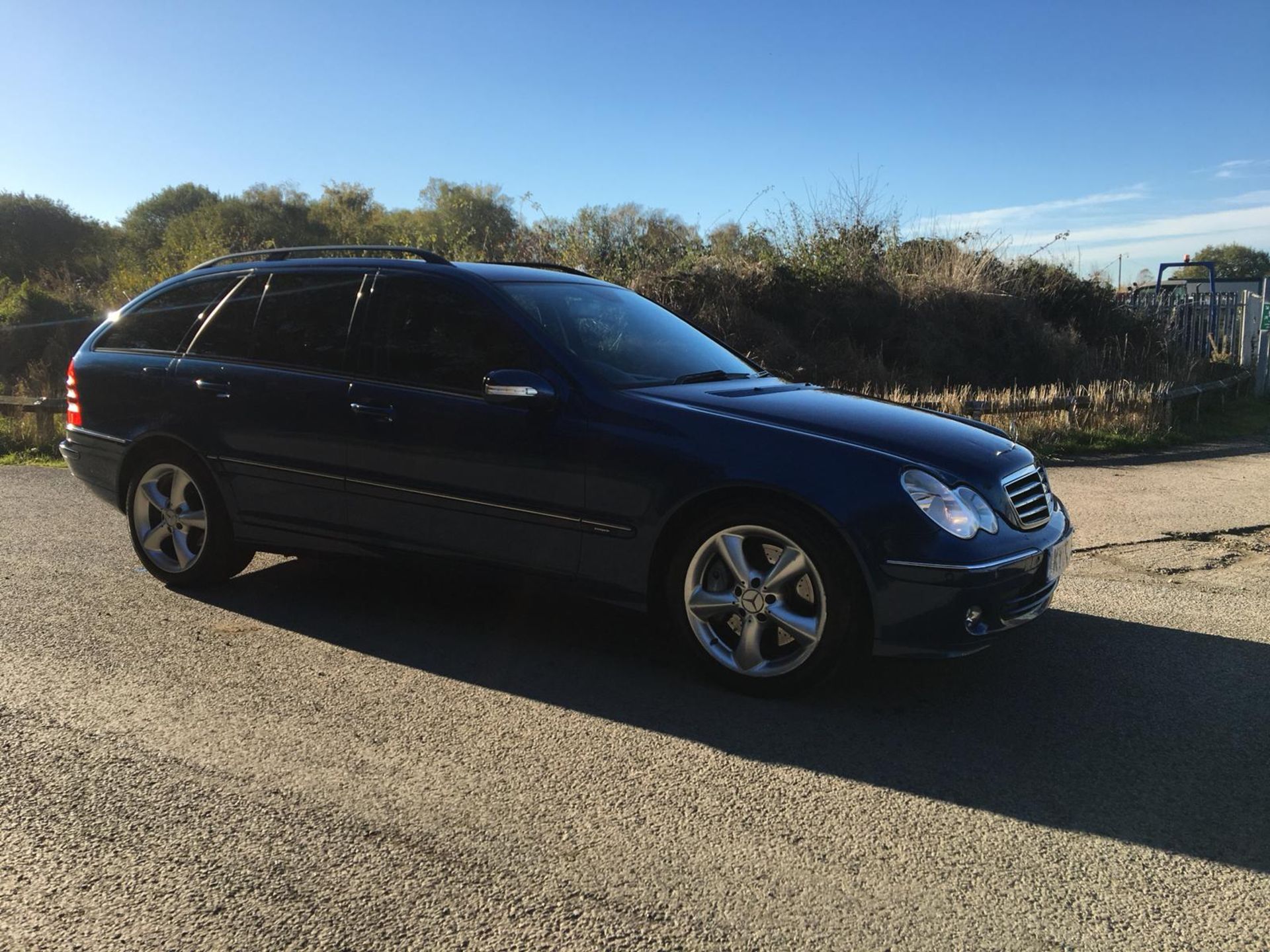 2007/07 REG MERCEDES C220 CDI AVANTGARDE SE AUTOMATIC BLUE DIESEL ESTATE *NO VAT*