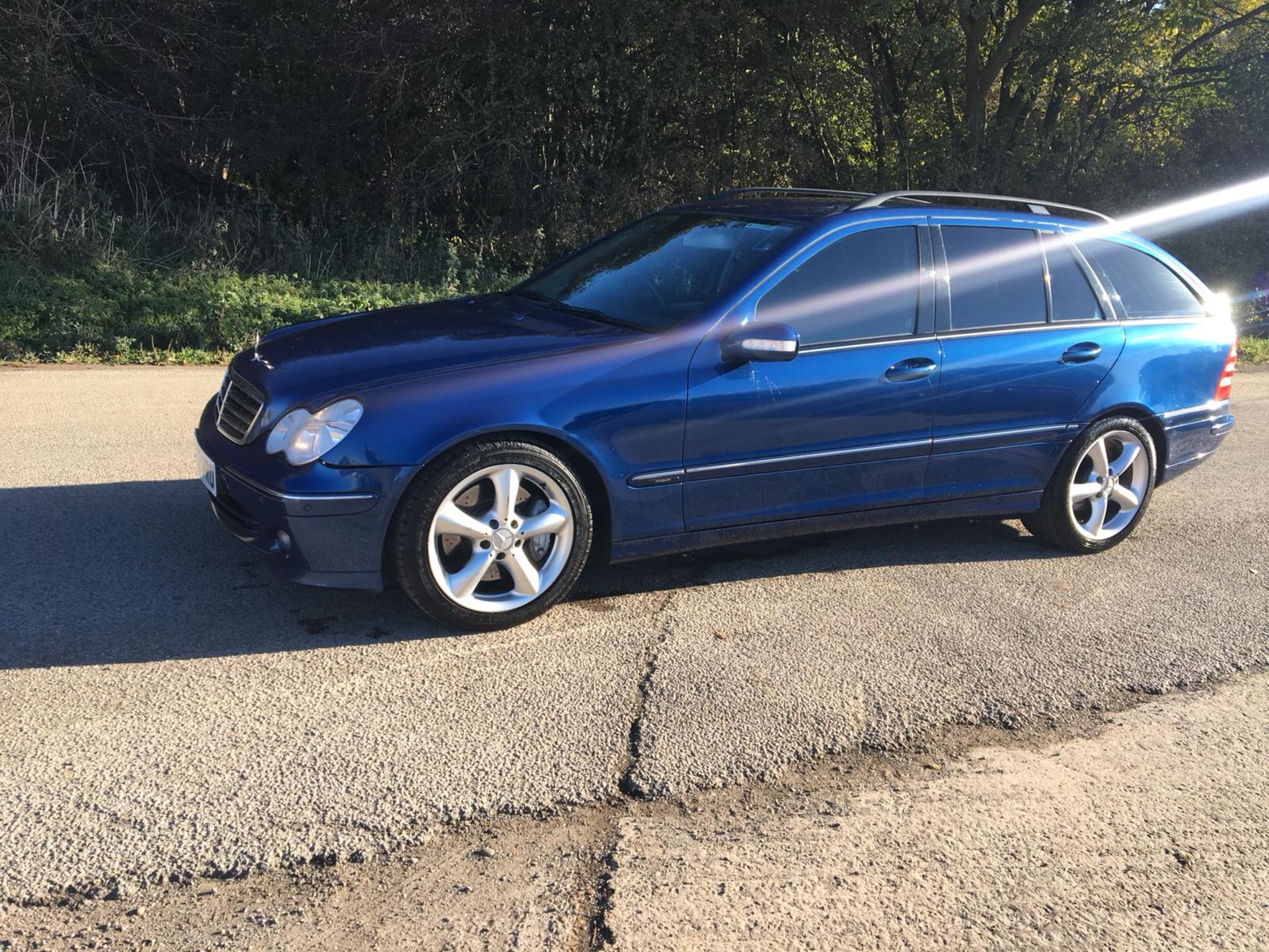 2007/07 REG MERCEDES C220 CDI AVANTGARDE SE AUTOMATIC BLUE DIESEL ESTATE *NO VAT* - Image 3 of 18