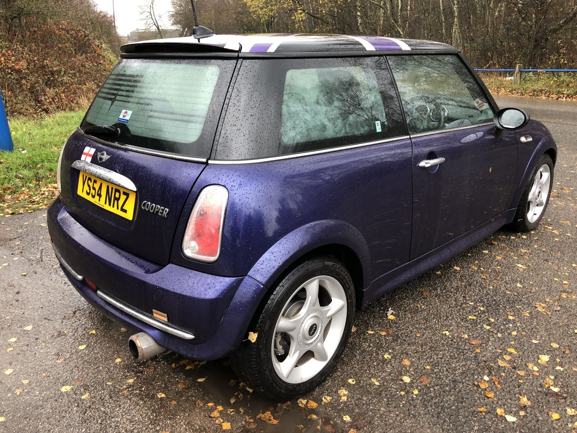 2004/54 REG MINI COOPER MAUVE/PURPLE 1.6 PETROL 3 DOOR HATCHBACK, SHOWING 4 FORMER KEEPERS *NO VAT* - Image 6 of 16