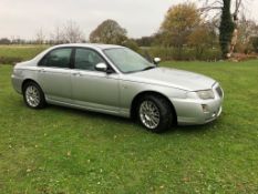 2006/06 REG ROVER 75 CONNOISSEUR SE T SILVER PETROL 4 DOOR SALOON, SHOWING 5 FORMER KEEPERS *NO VAT*