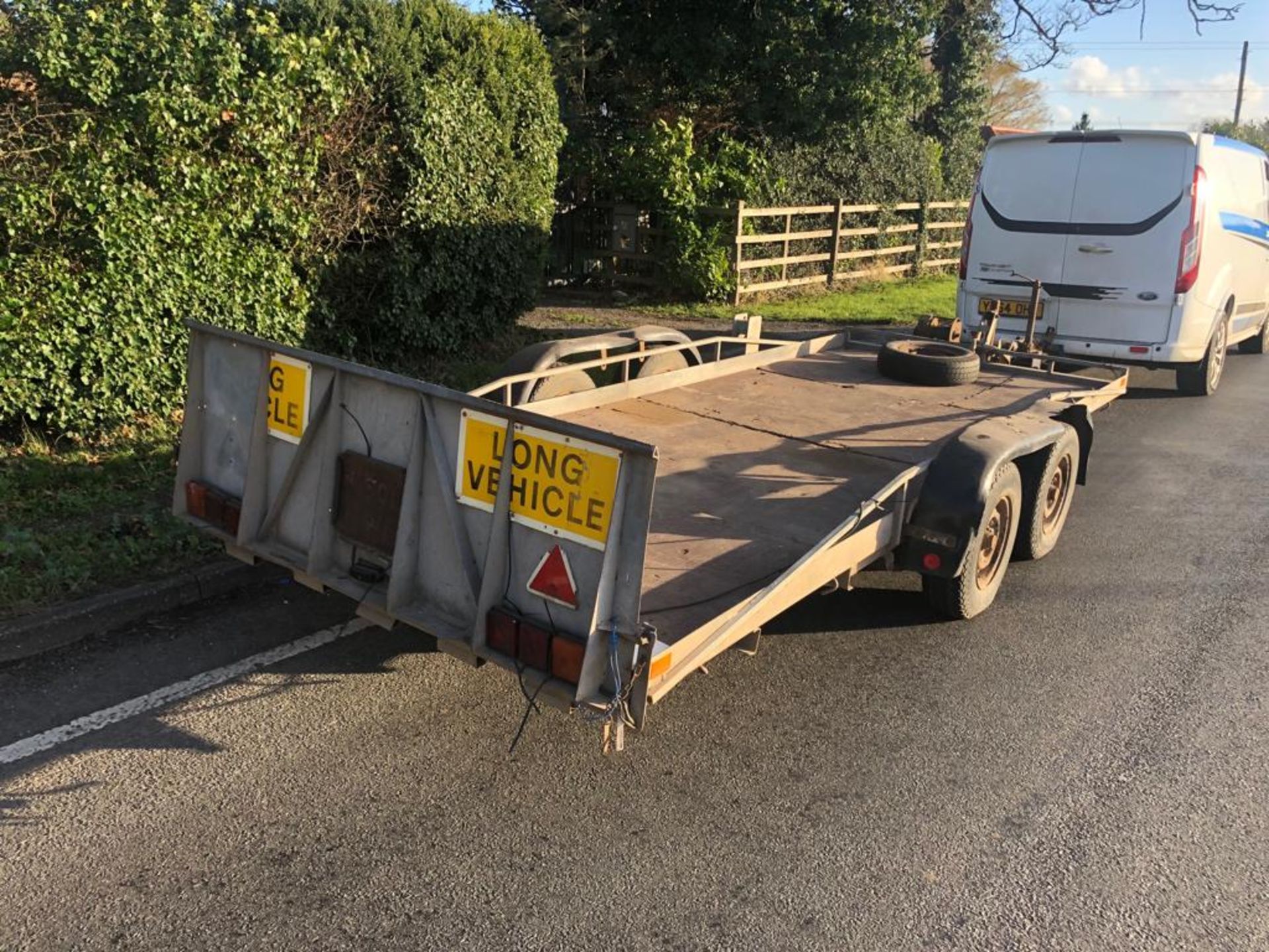 16 X 6FT TILT BED TWIN AXLE TOW-ABLE TRAILER *NO VAT* - Image 3 of 8