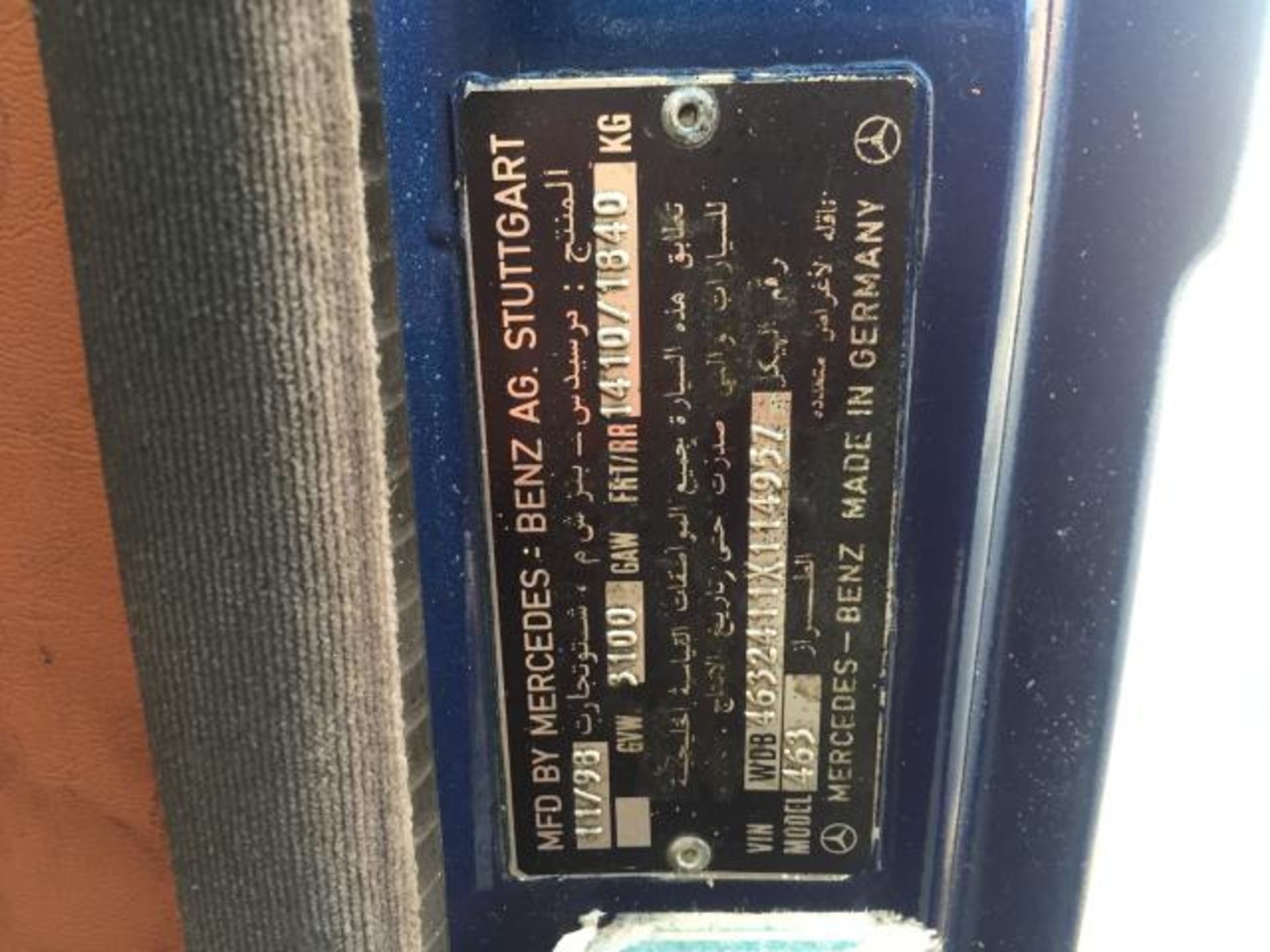 1999 MERCEDES G55 AMG 4X4 G WAGON, ORIGINAL G63 FULL FACE LIFT LHD *NO VAT* - Image 9 of 15