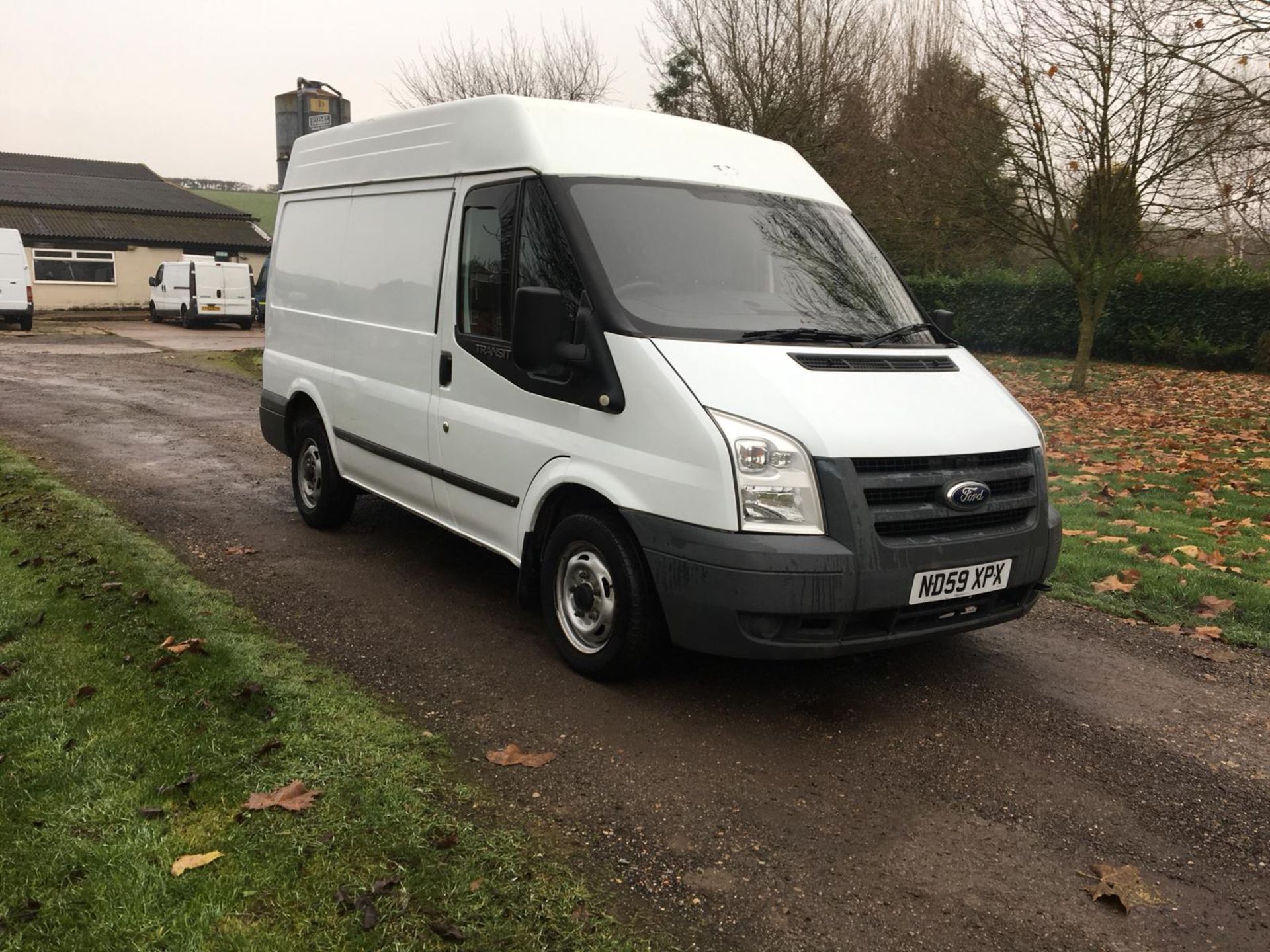 2010/59 REG FORD TRANSIT 85 T280S FWD WHITE DIESEL PANEL VAN *NO VAT*