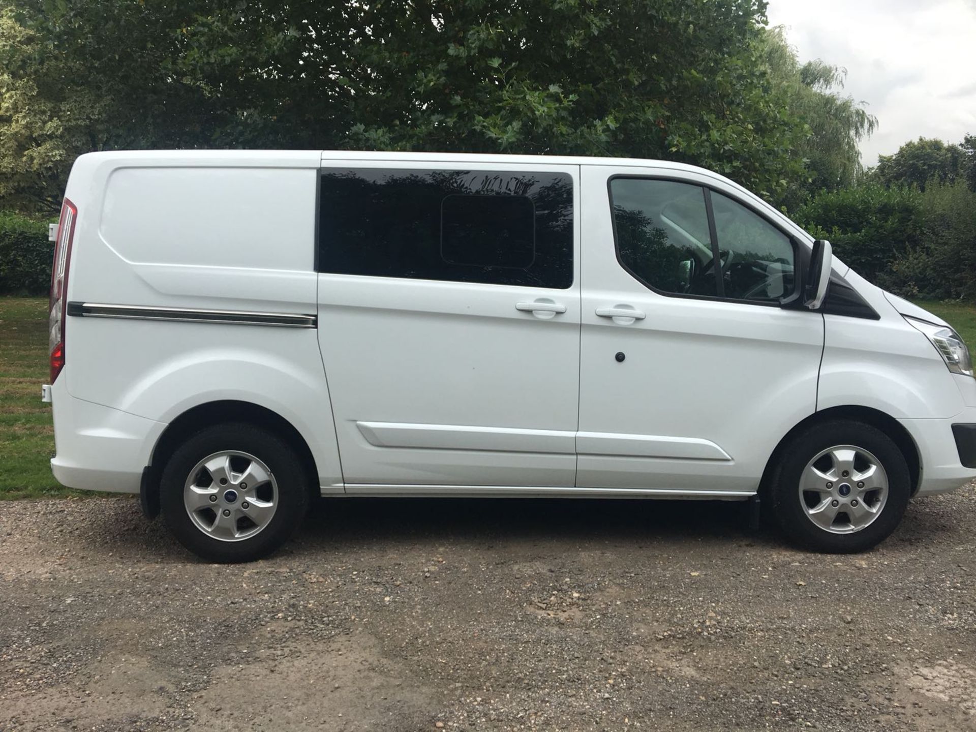 2015/65 REG FORD TRANSIT CUSTOM 270 ECO-TECH WHITE DIESEL 6 SEATER CREW VAN *NO VAT* - Image 8 of 12