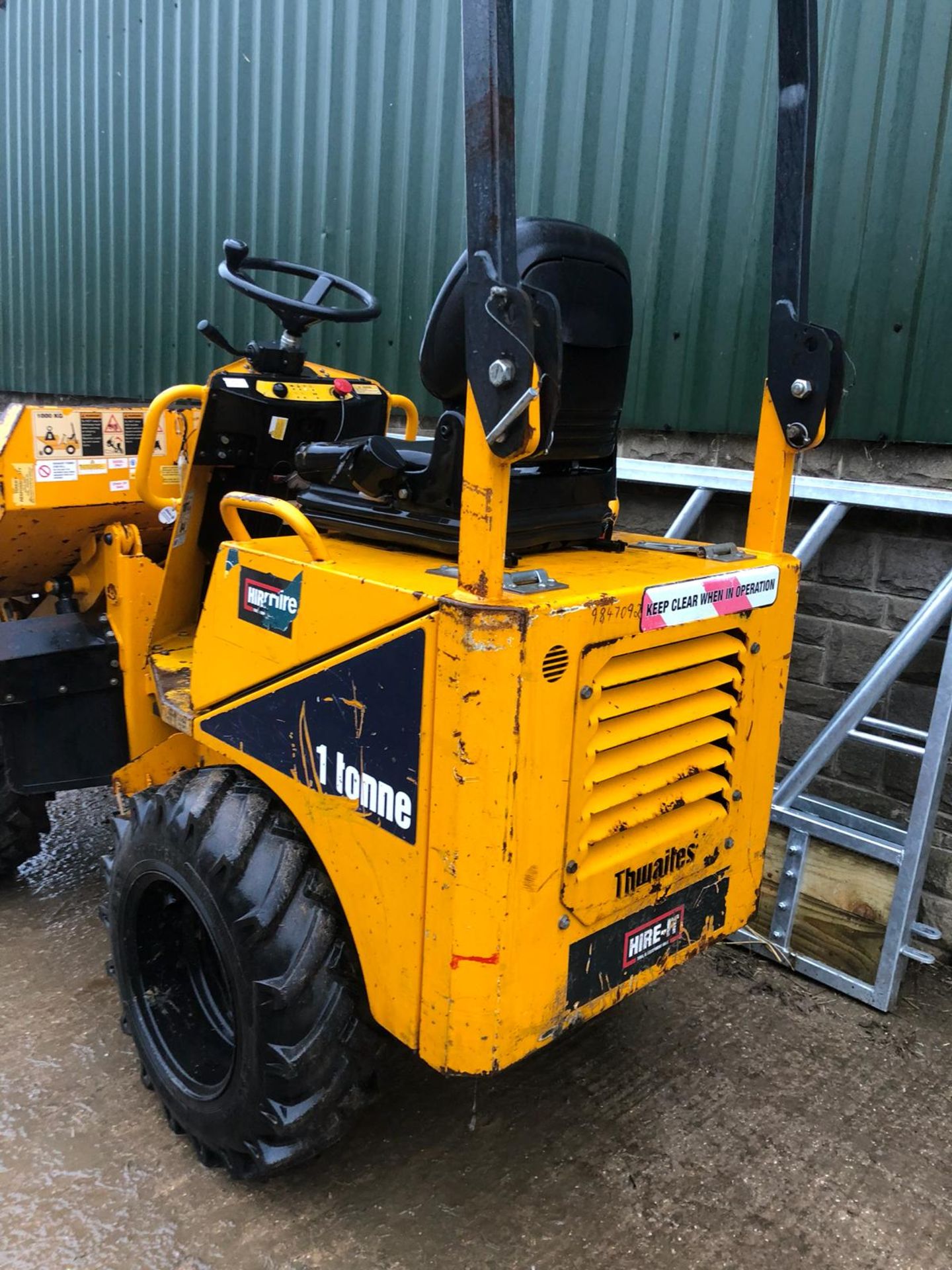 2012 THWAITES 1 TONNE HI-TIP DUMPER, SHOWING - 1195 HOURS *PLUS VAT* - Image 11 of 23