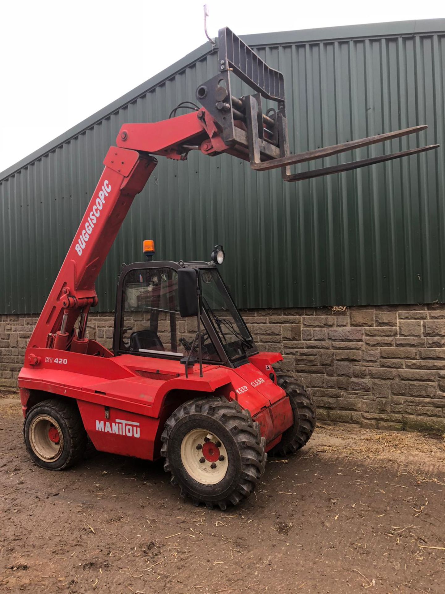 1996 MANITOU BT420 SERIES 2 TELESCOPIC FORKLIFT 4M BOOM *PLUS VAT* - Image 2 of 19