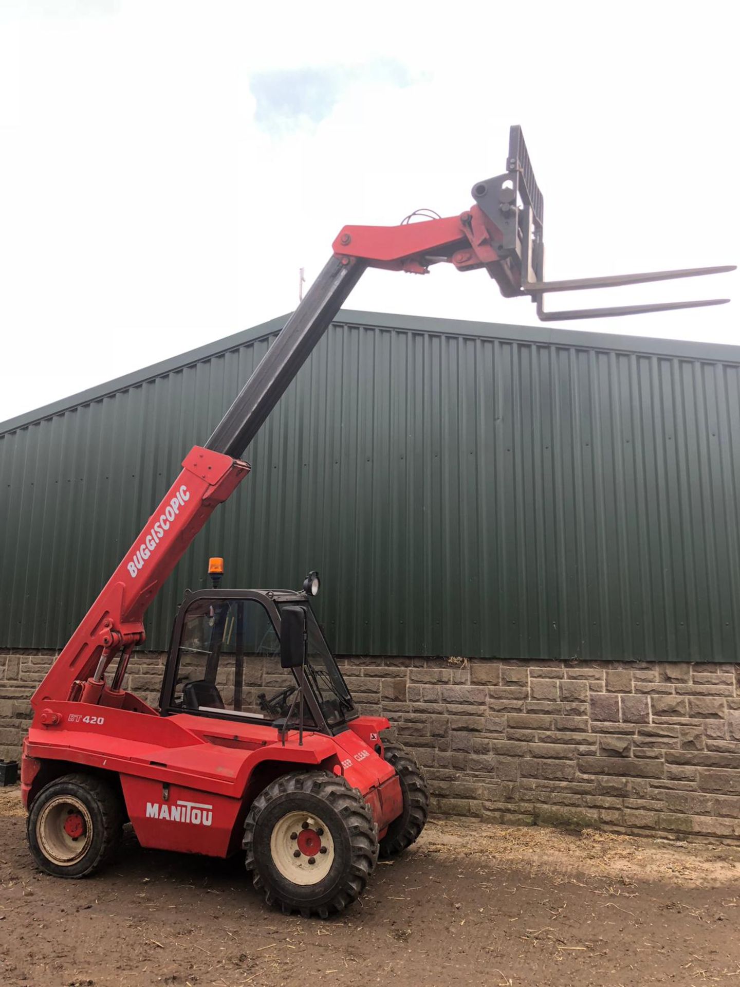 1996 MANITOU BT420 SERIES 2 TELESCOPIC FORKLIFT 4M BOOM *PLUS VAT* - Image 3 of 19