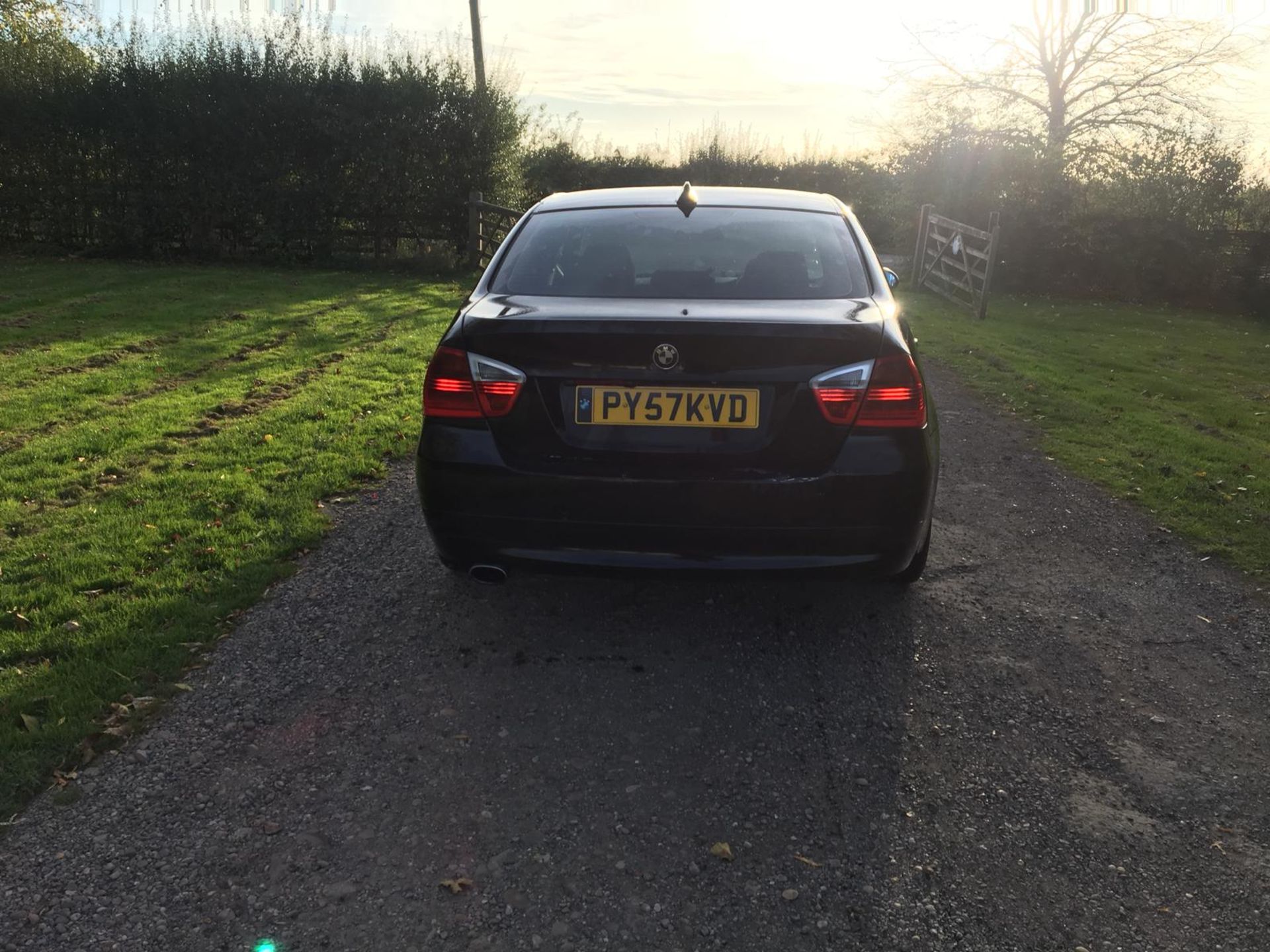 2008/57 REG BMW 320D ES BLACK DIESEL 4 DOOR SALOON *NO VAT* - Image 5 of 13