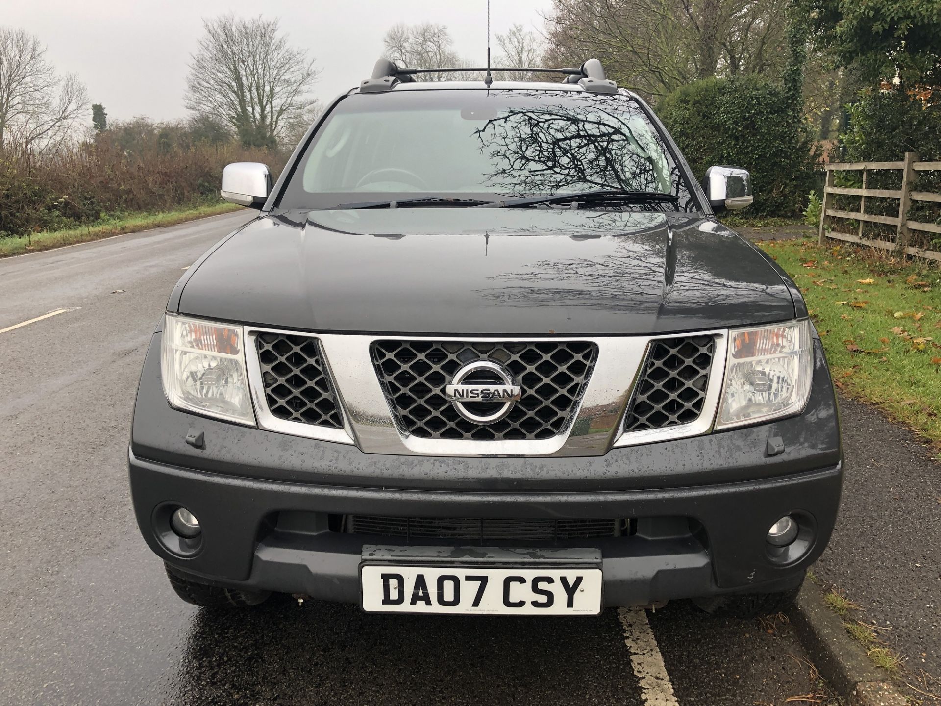 2007/07 REG NISSAN NAVARA AVENTURA 4X4 4WD DOUBLE CAB DCI GREY DIESEL PICK UP 2.5 *PLUS VAT* - Image 2 of 24