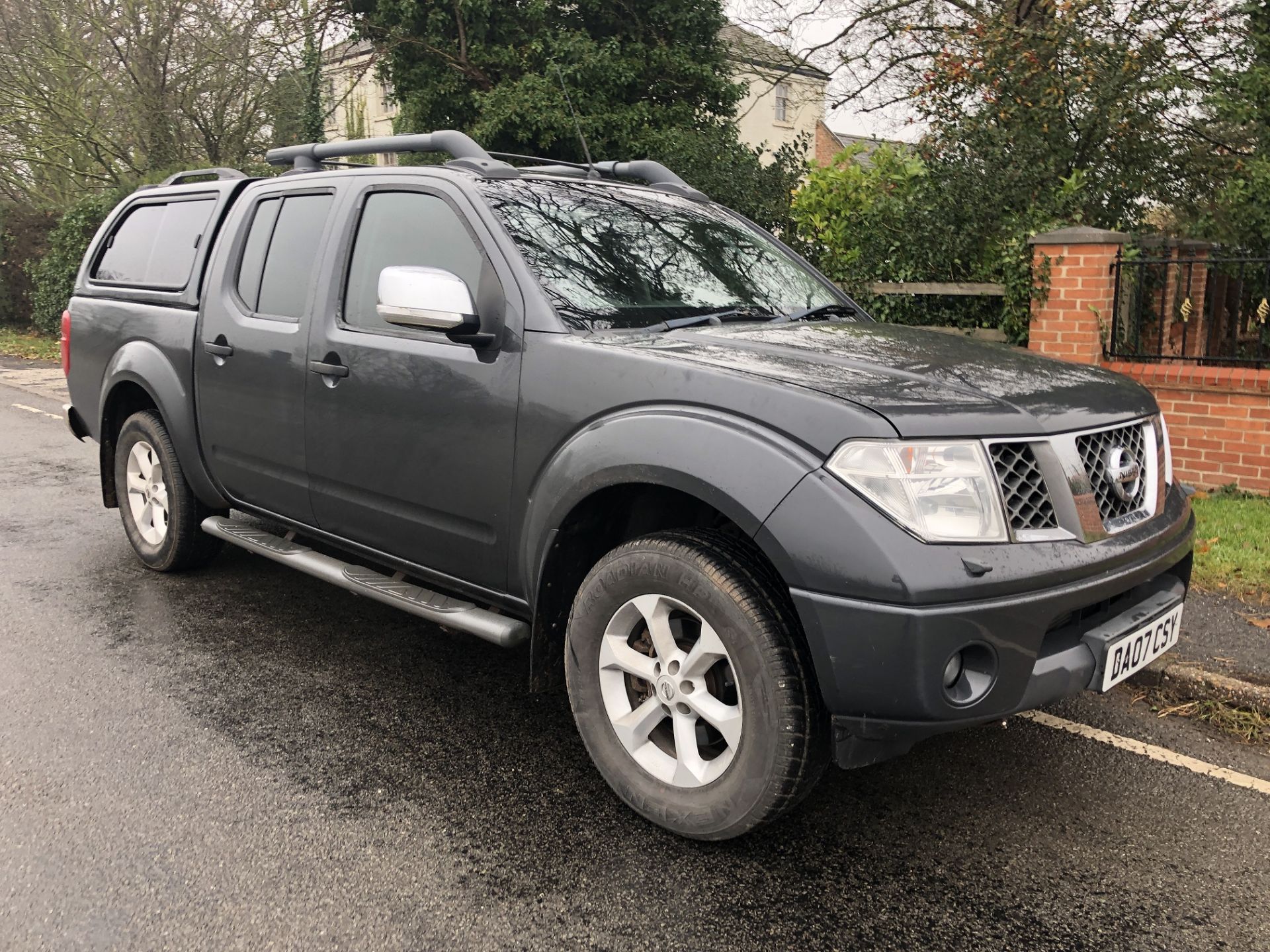 2007/07 REG NISSAN NAVARA AVENTURA 4X4 4WD DOUBLE CAB DCI GREY DIESEL PICK UP 2.5 *PLUS VAT*