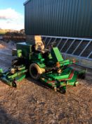 RANSOMES T51D BATWING RIDE ON LAWN MOWER, RUNS DRIVES AND CUTS *NO VAT*