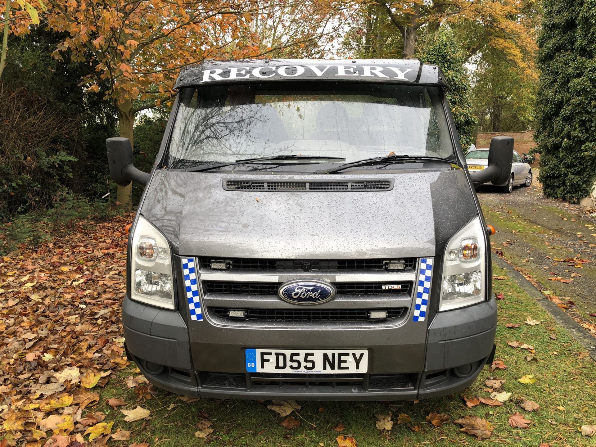 2005/55 REG FORD TRANSIT 350 LWB 135 BHP GREY DIESEL BEAVER TAIL RECOVERY CAR TRANSPORTER *PLUS VAT* - Image 2 of 28