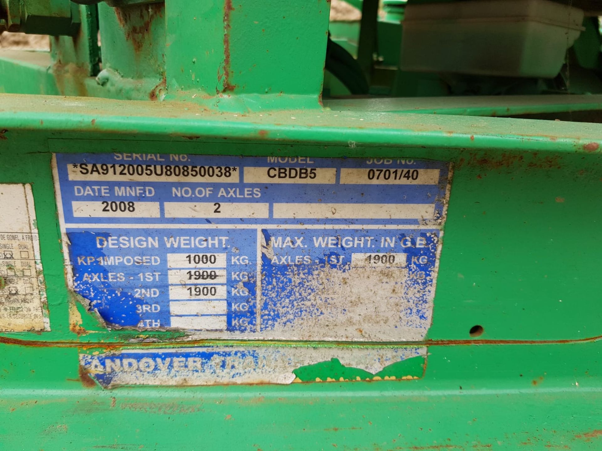 TWIN AXLE GREEN GRINDER PACKER 750 MOBILE SHREDDER *PLUS VAT* - Image 6 of 12