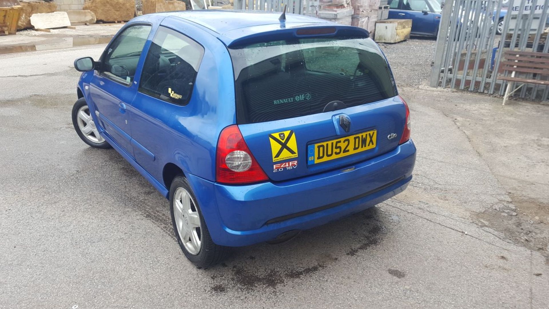 2002/52 REG RENAULT CLIO RENAULT SPORT 172 CUP CAR BLUE PETROL 3 DOOR HATCHBACK *NO VAT* - Image 3 of 10