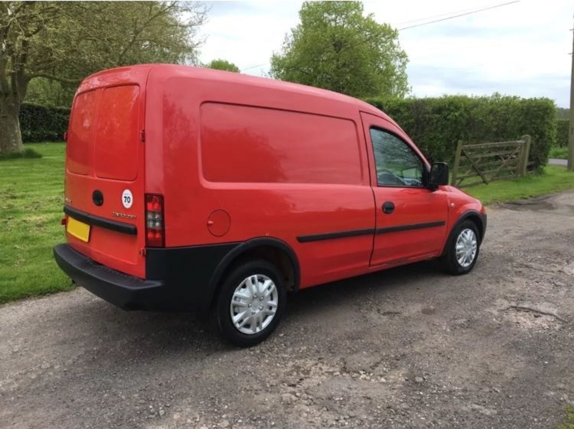 2008/08 REG VAUXHALL COMBO 1700 CDTI RED DIESEL CAR DERIVED VAN, SHOWING 0 FORMER KEEPERS *NO VAT* - Image 7 of 10