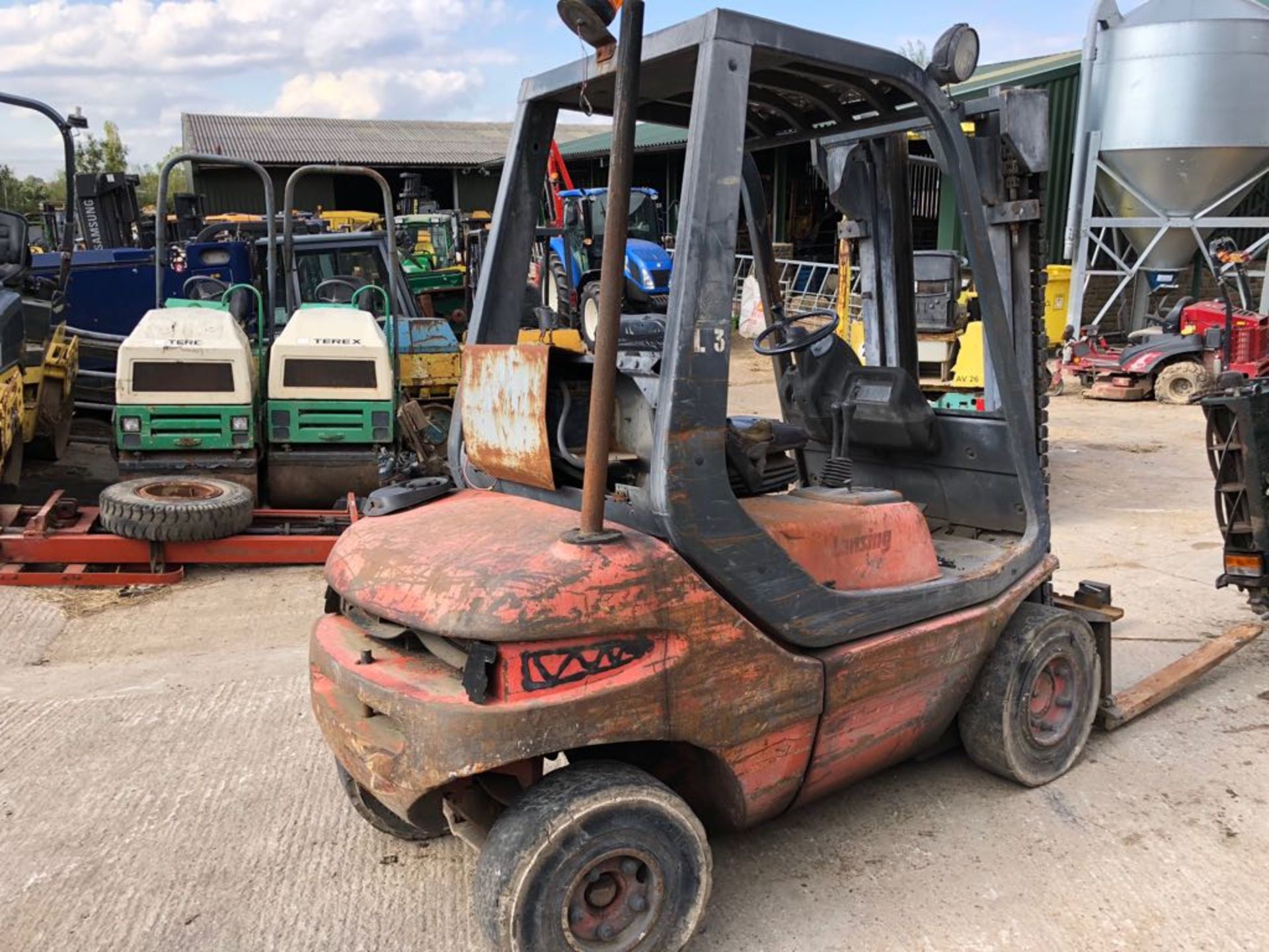 LANSING LINDE H25D 1994 FORKLIFT, SHOWING 394 HOURS (UNVERIFIED) *PLUS VAT* - Image 3 of 7