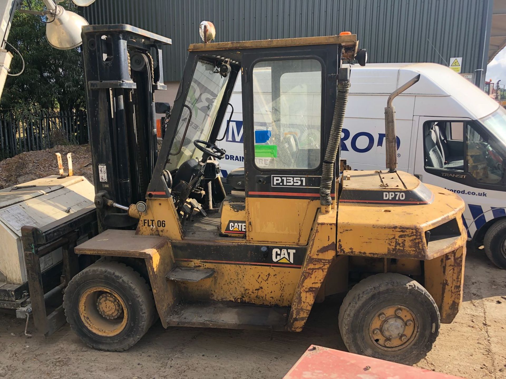 1996 CATERPILLAR DP70 TWIN WHEEL FORKLIFT *PLUS VAT*