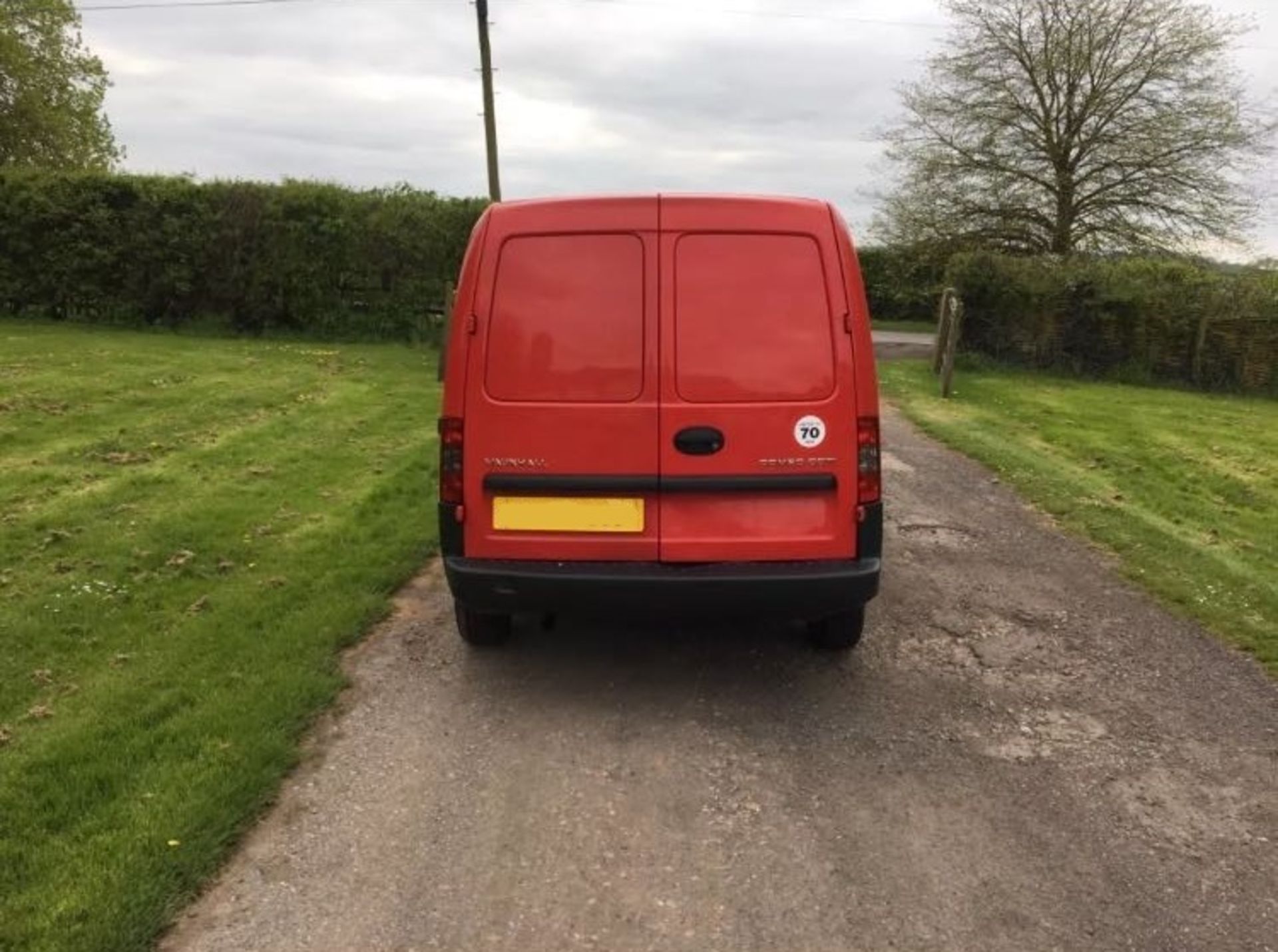 2008/08 REG VAUXHALL COMBO 1700 CDTI RED DIESEL CAR DERIVED VAN, SHOWING 0 FORMER KEEPERS *NO VAT* - Image 6 of 10