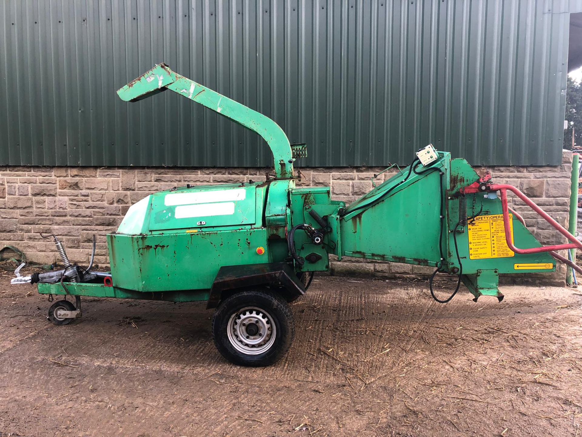 2002 LANDFORCE CHIP 235 WOOD CHIPPER SINGLE AXLE TOWABLE *PLUS VAT*