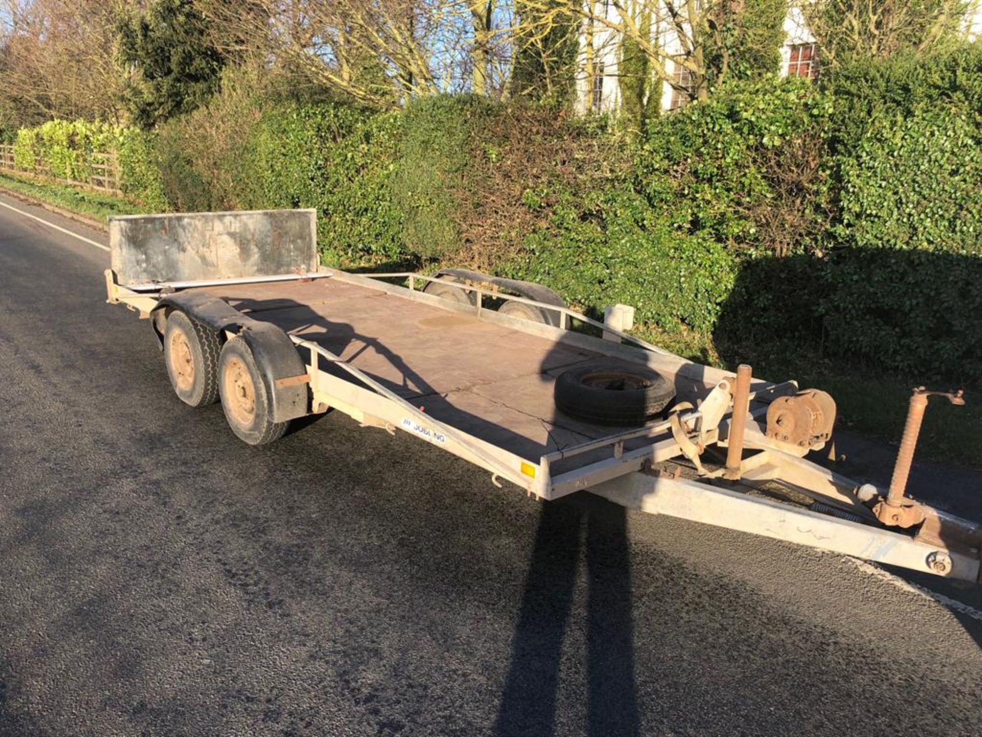 16 X 6FT TILT BED TWIN AXLE TOW-ABLE TRAILER *NO VAT* - Image 2 of 8