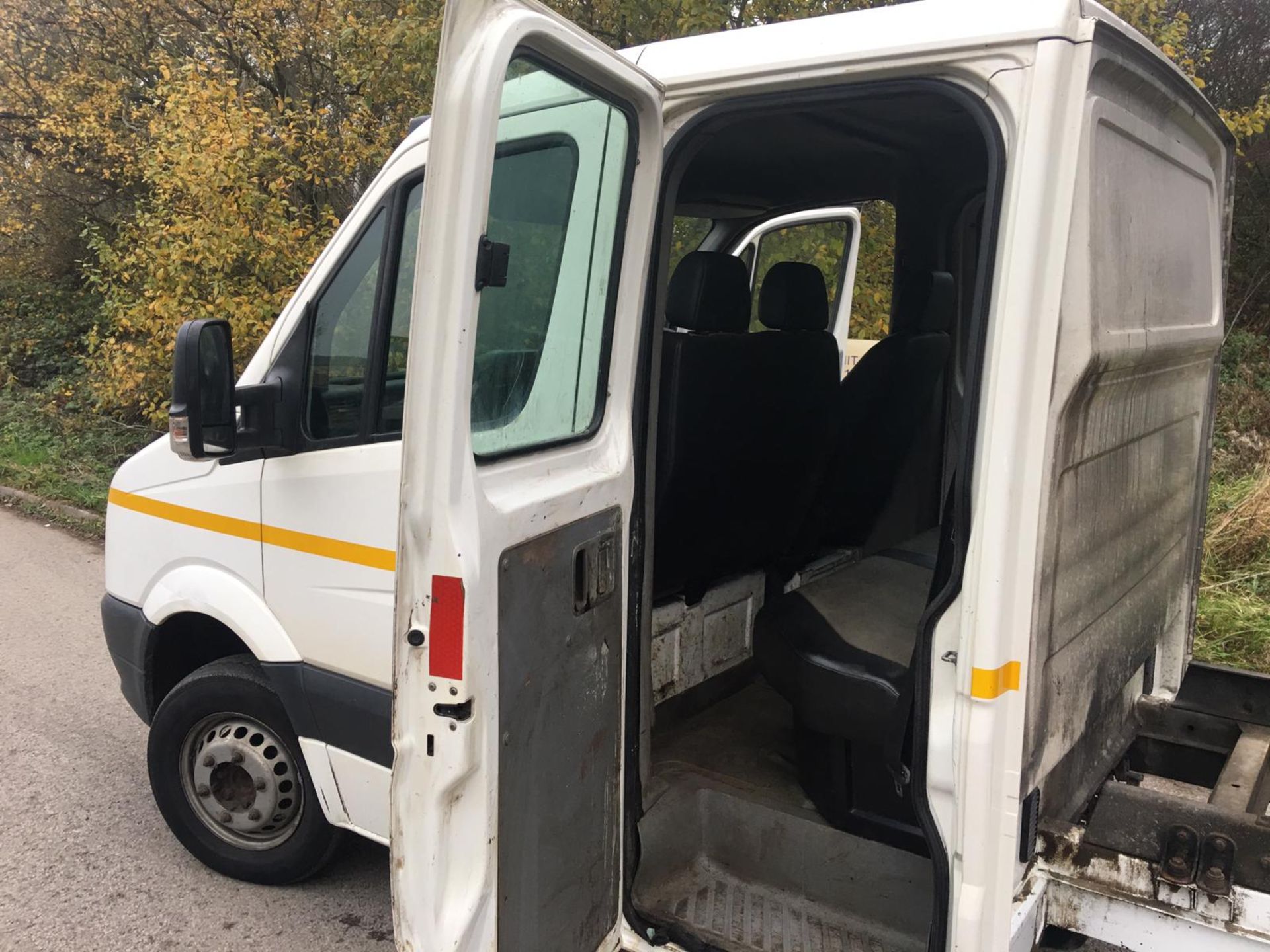 2014/64 REG VOLKSWAGEN CRAFTER CR50 STARTLINE TD DIESEL TIPPER, SHOWING 1 FORMER KEEPER *NO VAT* - Image 12 of 20