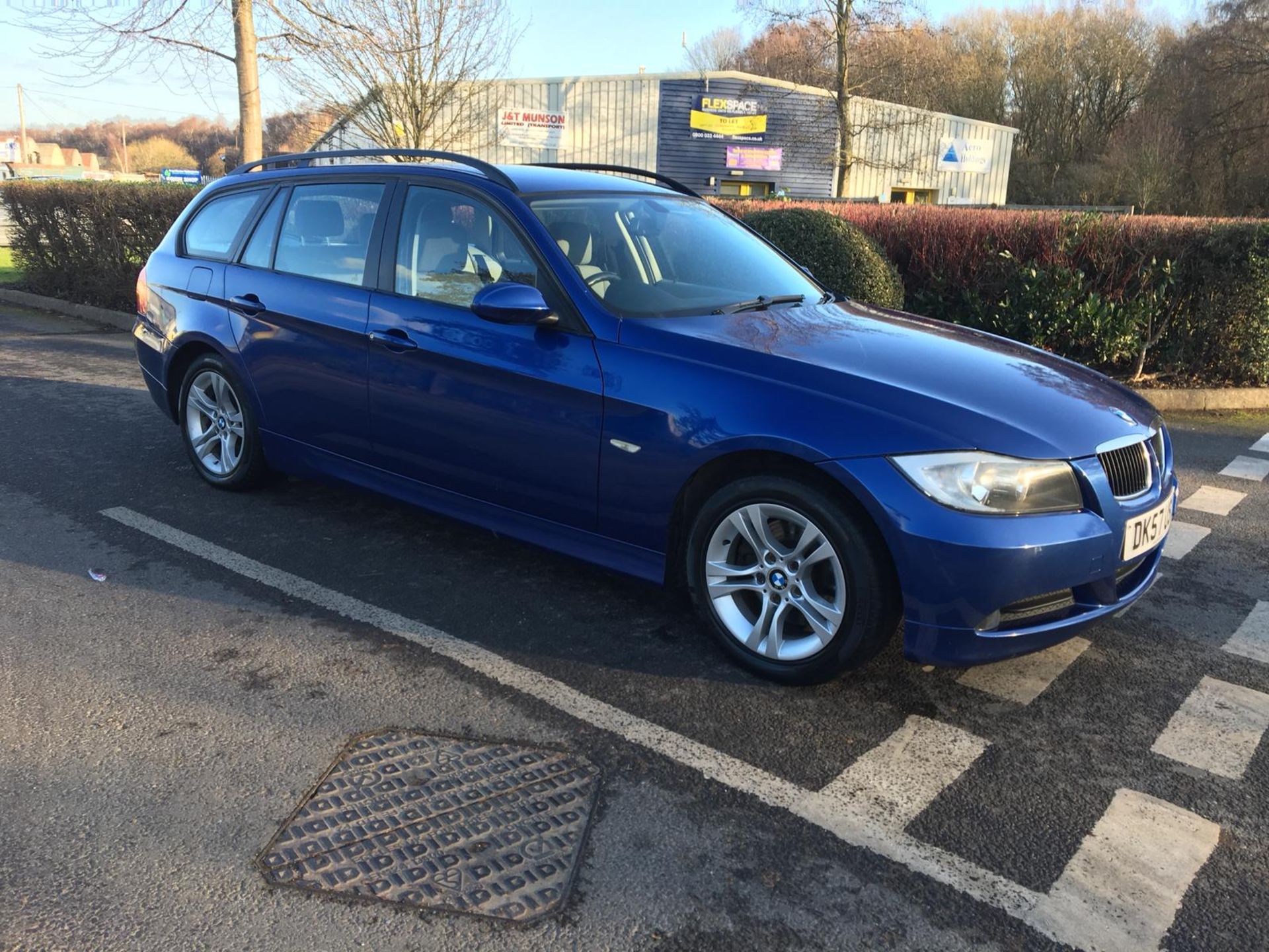 2007/57 REG BMW 320D SE TOURING 2.0 DIESEL BLUE ESTATE, SHOWING 2 FORMER KEEPERS *NO VAT*