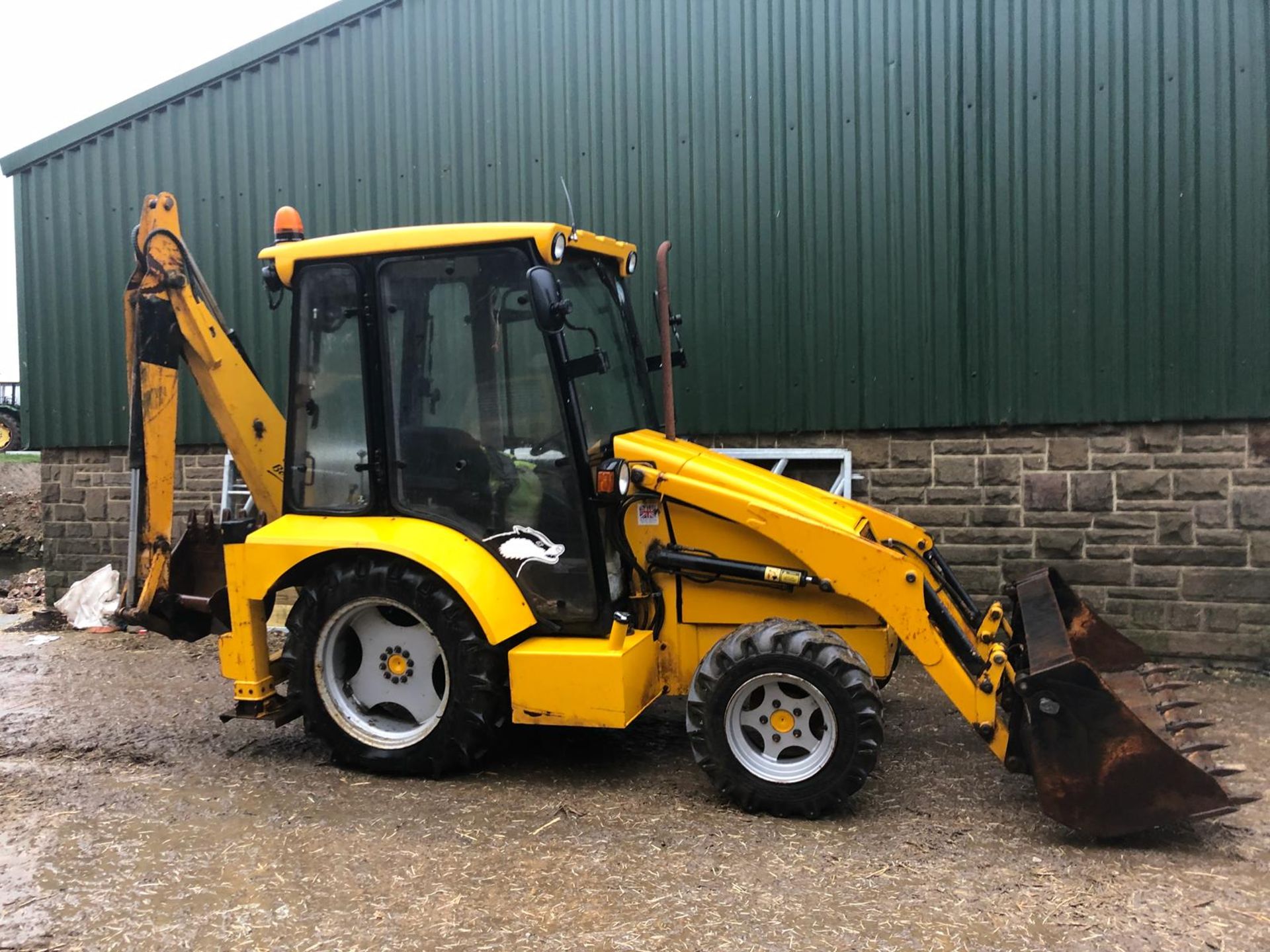 2012 LEWIS BADGER 111 COMPACT BACKHOE LOADER DIGGER, SHOWING 0 FORMER KEEPERS *PLUS VAT* - Image 3 of 20