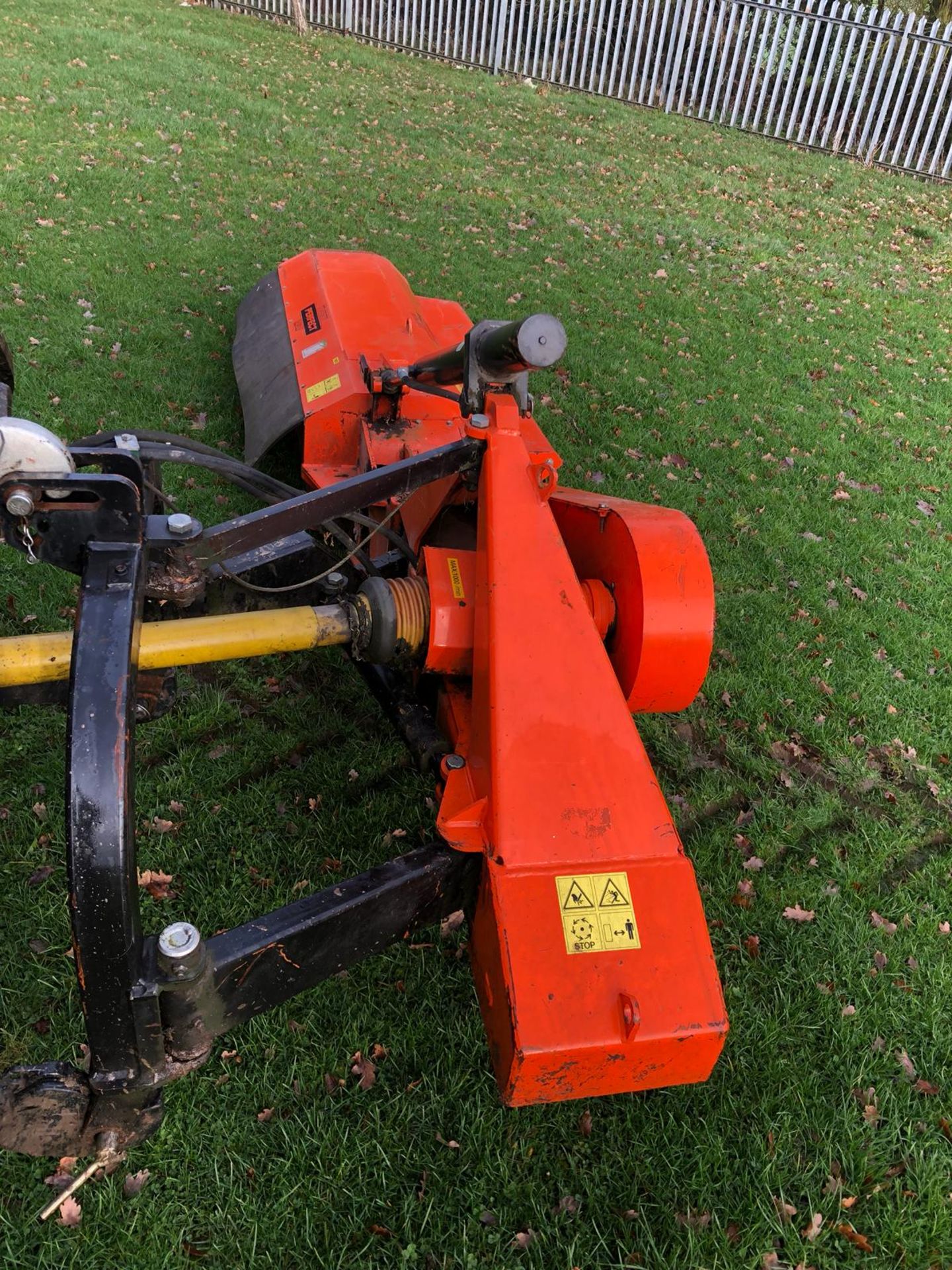 DS - 2012 PERFECT FRONT FLAIL FOR A TRACTOR ORANGE *PLUS VAT*   COLLECTION FROM PILSLEY, S45 NEAR - Image 10 of 12