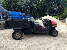 CUSHMAN TURF TRUCKSTER DIESEL UTILITY VEHICLE HYDRAULIC TIPPING BACK *NO VAT*