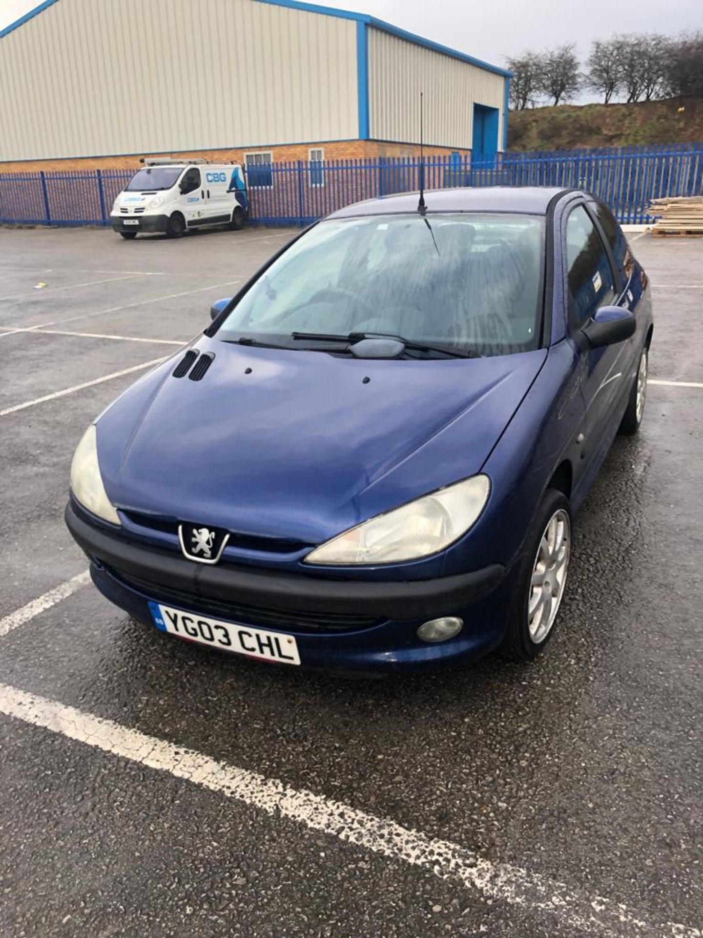 2003/03 REG PEUGEOT 206 VERVE BLUE PETROL 3 DOOR HATCHBACK *NO VAT*