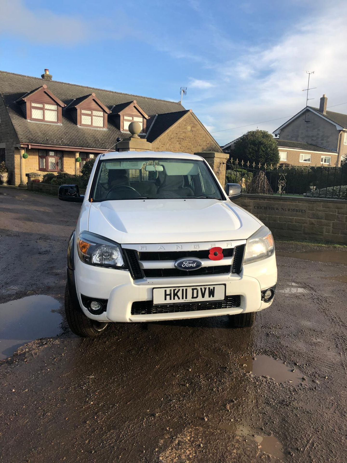 2011/11 REG FORD RANGER XL 4X4 DOUBLE CAB TDCI DIESEL PICK-UP, SHOWING 0 FORMER KEEPERS *NO VAT* - Image 2 of 11