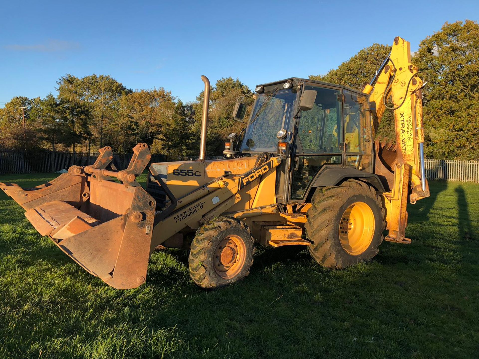 1989 FORD 655C YELLOW/BLACK BACKHOE LOADER TRACTOR, STARTS, RUNS, LIFTS & DIGS *PLUS VAT* - Image 6 of 19