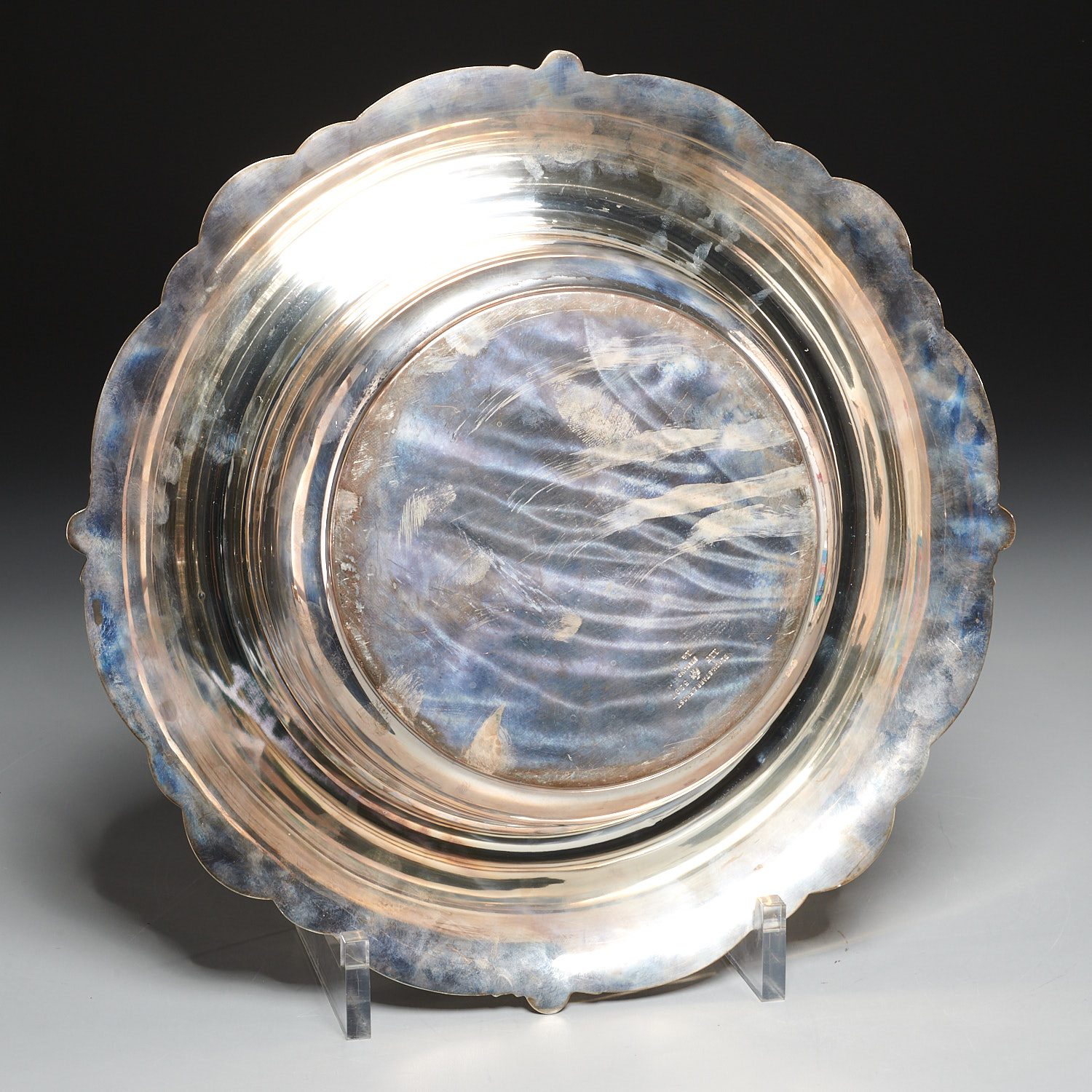 Black, Starr & Frost silver Nouveau center bowl - Image 4 of 7