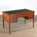 Regency mahogany writing desk