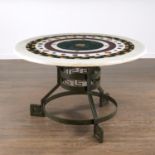 Italian Neoclassic Pietra Dura center table