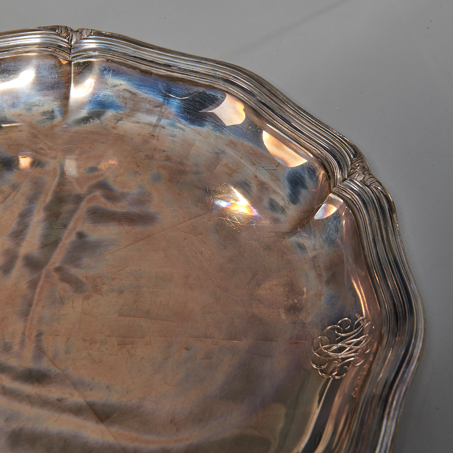 Group (6) Emile Puiforcat silver table articles - Image 7 of 11