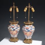 Pair Imari vases mounted as lamps