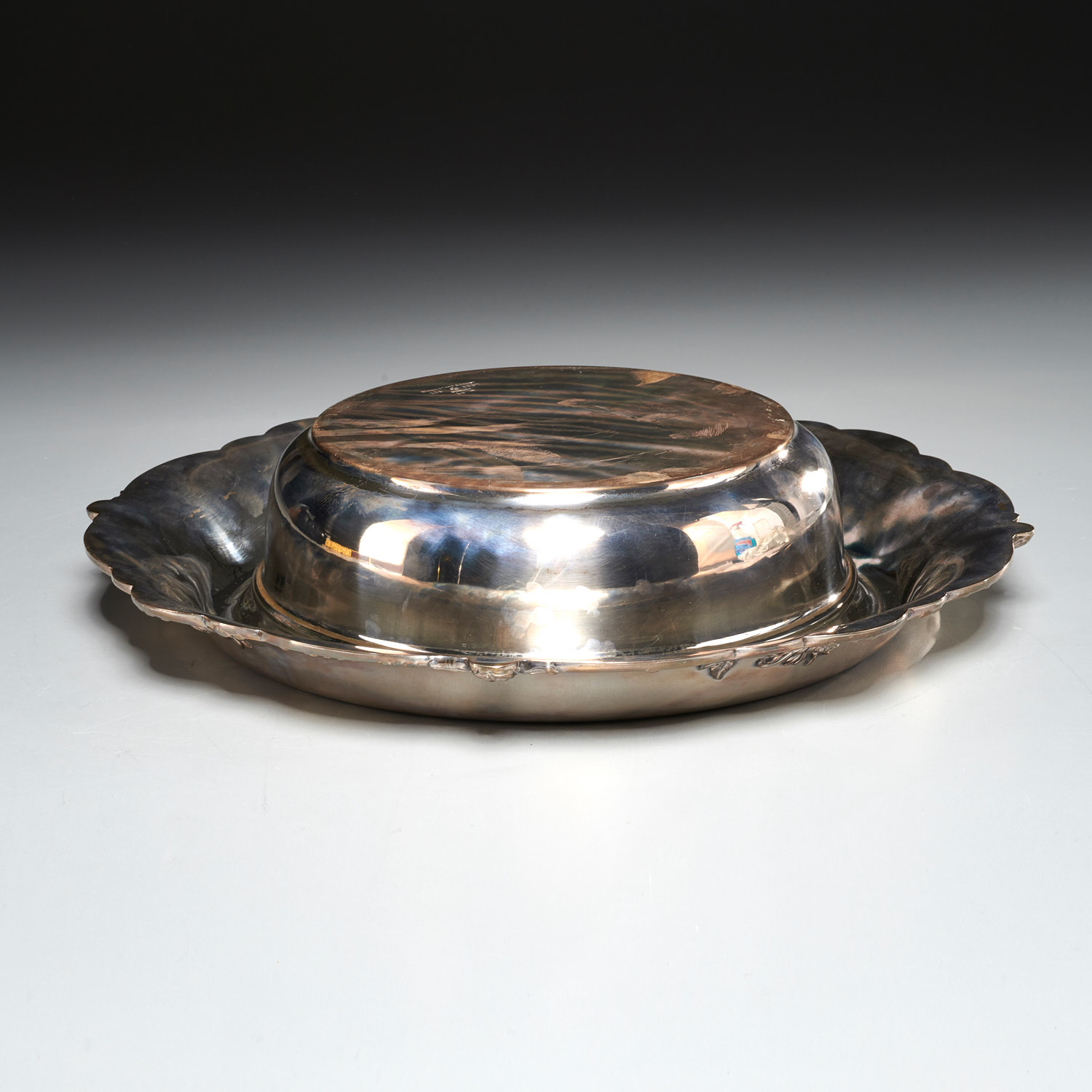 Black, Starr & Frost silver Nouveau center bowl - Image 6 of 7