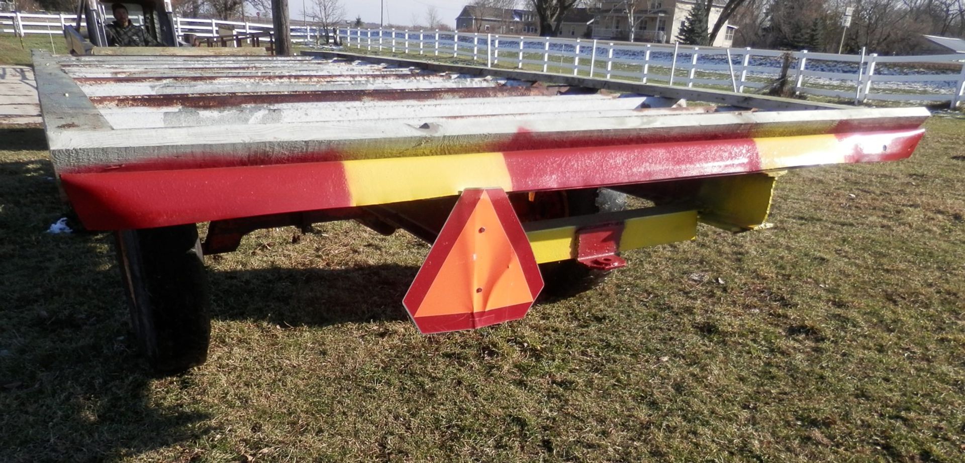 CUSTOM BIG BALE WAGON, 9'X25' - Image 4 of 5