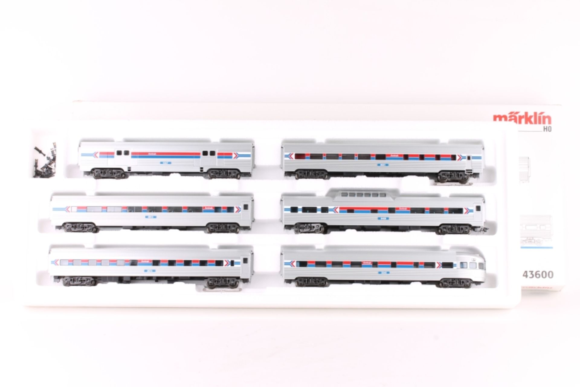 Märklin 43600, Streamliner-Set Amtrak Märklin 43600, Streamliner-Set Amtrak, sechs US-