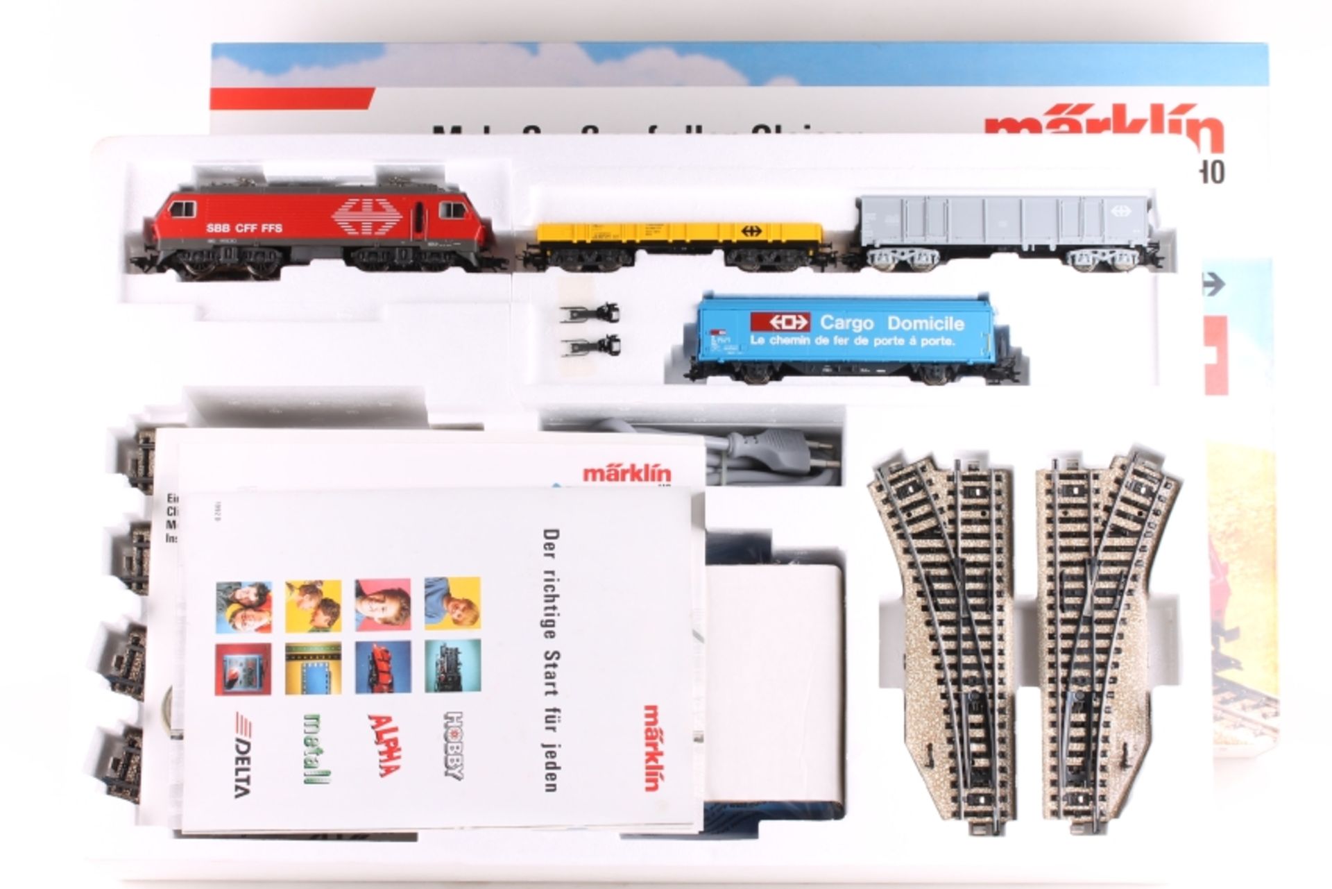 Märklin 2974, DELTA Güterzug-Startpackung Märklin 2974, DELTA Güterzug-Startpackung, Elok Re 4/4 "