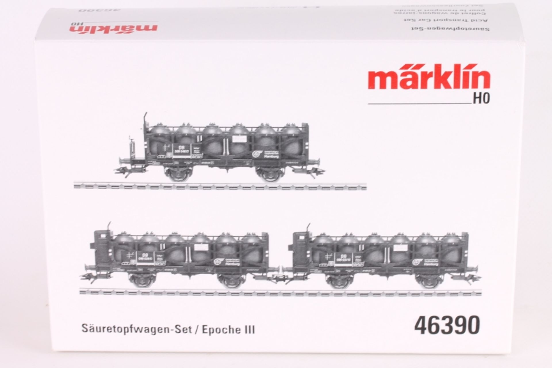 Märklin 46390, Säuretopfwagen-Set / Epoche III Märklin 46390, Säuretopfwagen-Set / Epoche III,