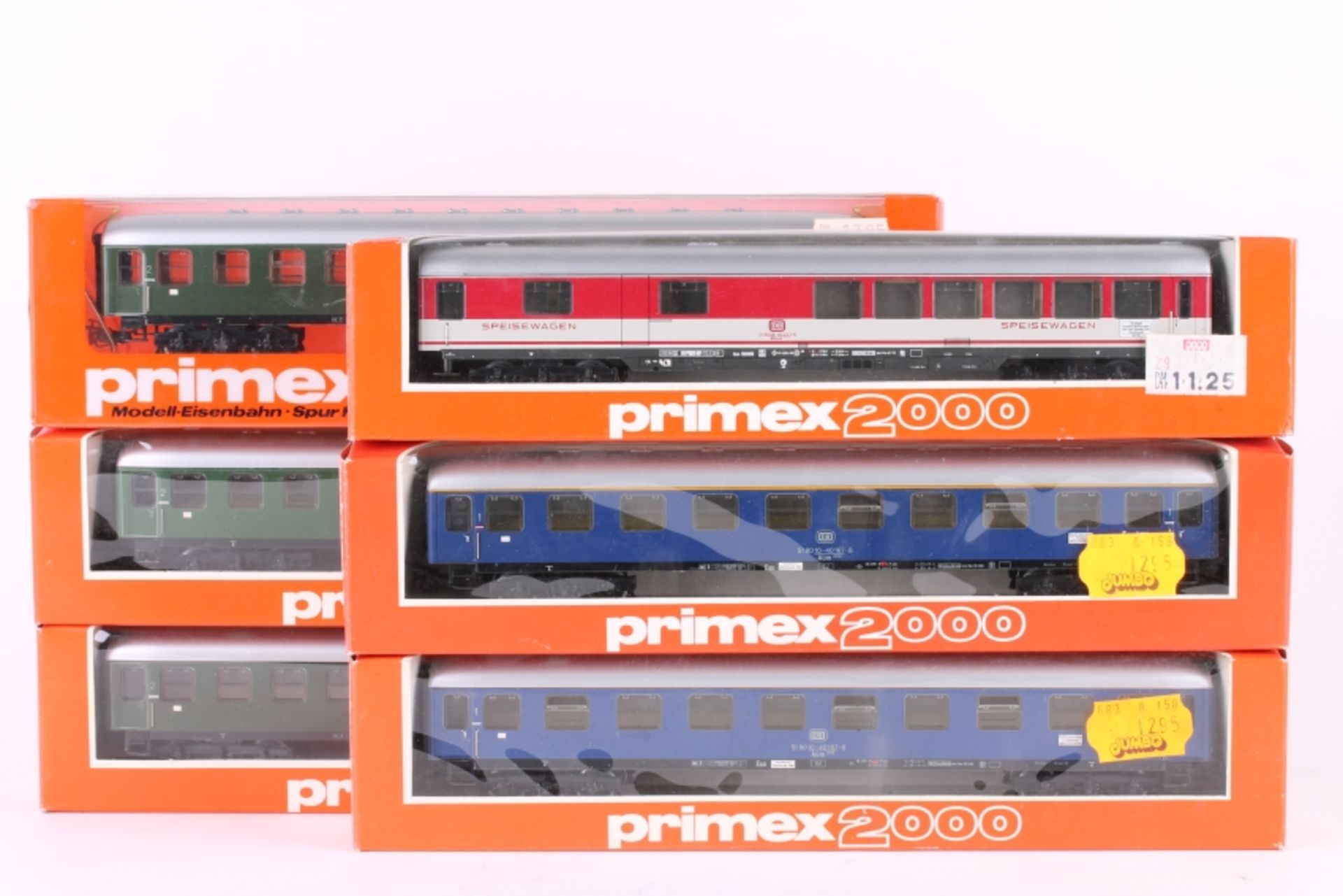 Primex (Märklin), sechs Schnellzugwagen Primex (Märklin), sechs Schnellzugwagen, 2 x 4011, 3 x 4012,