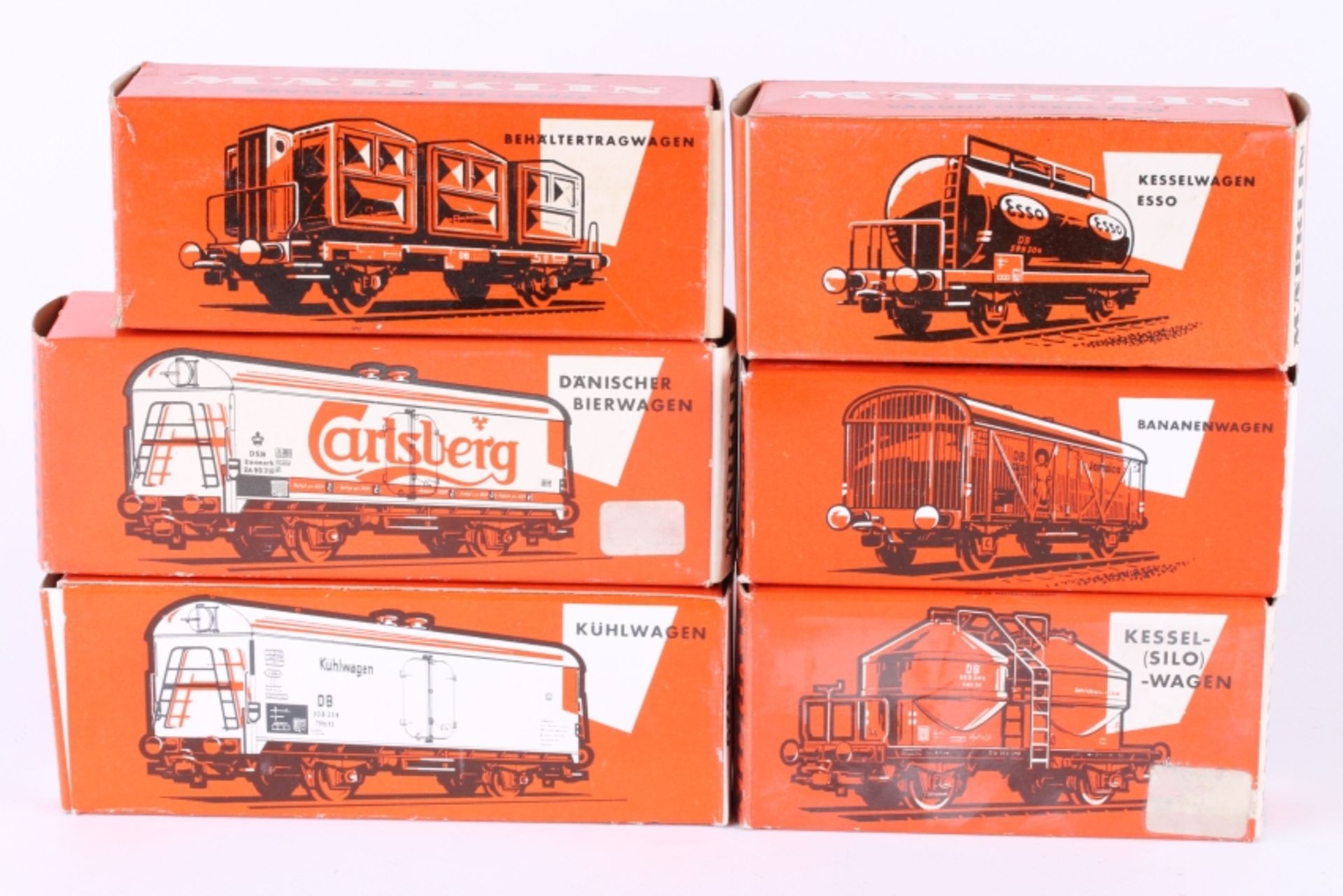 Märklin, sechs Güterwagen Märklin, sechs Güterwagen, 4501, 4509, 4614, 4620, 4622, 4636, wenige