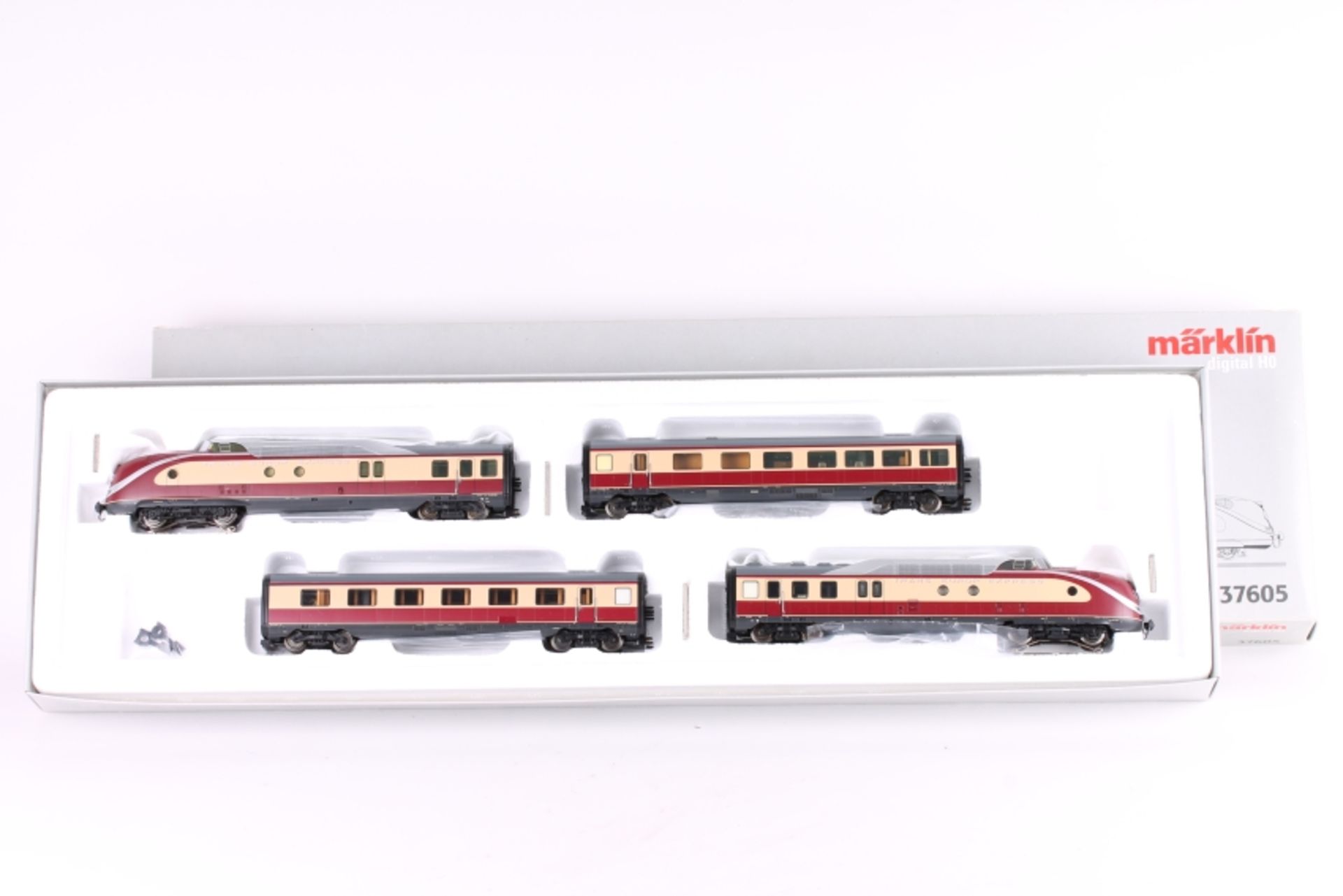 Märklin 37605, TEE Schnelltriebwagenzug Märklin 37605, TEE Schnelltriebwagenzug VT 11.5, Digital-