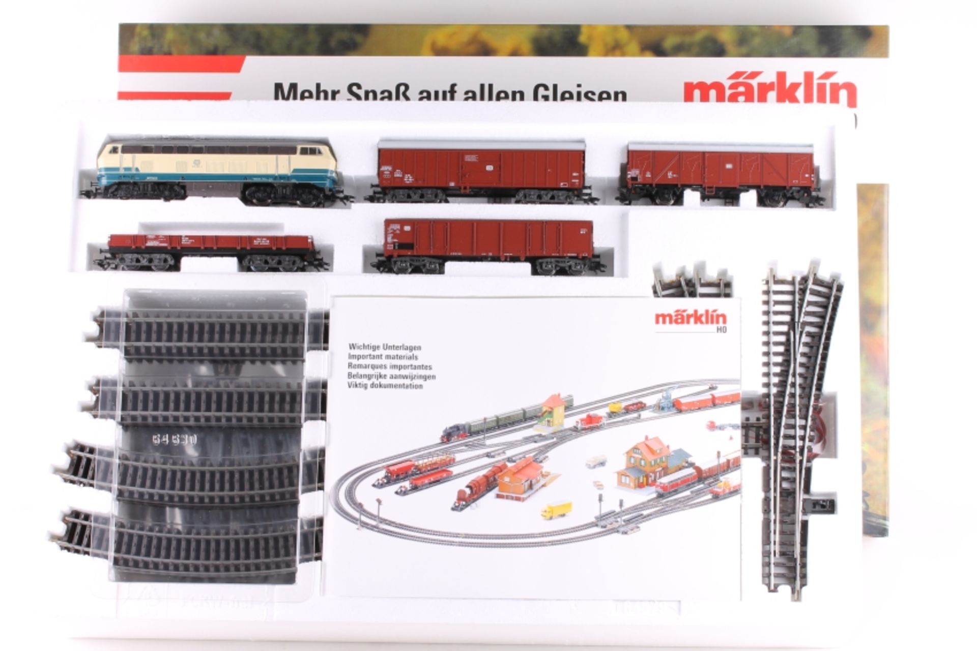 Märklin 2983, DELTA Güterzug-Startpackung Märklin 2983, DELTA Güterzug-Startpackung, Diesellok "