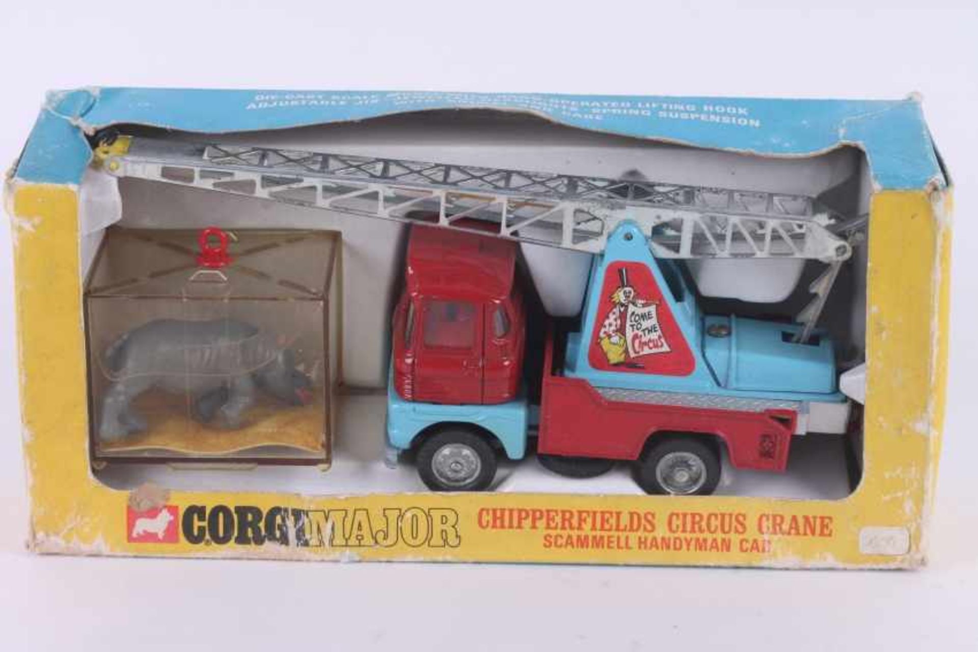 Corgi Major Toys 1144, Scammell Kranwagen Corgi Major Toys 1144, Chipperfields Circus Crane,