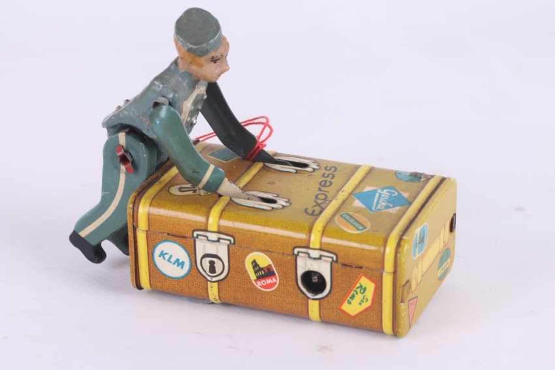 Gescha Express Koffer Boy Gescha Express Koffer Boy, aus den 1950er Jahren, mit Gescha-Raute und
