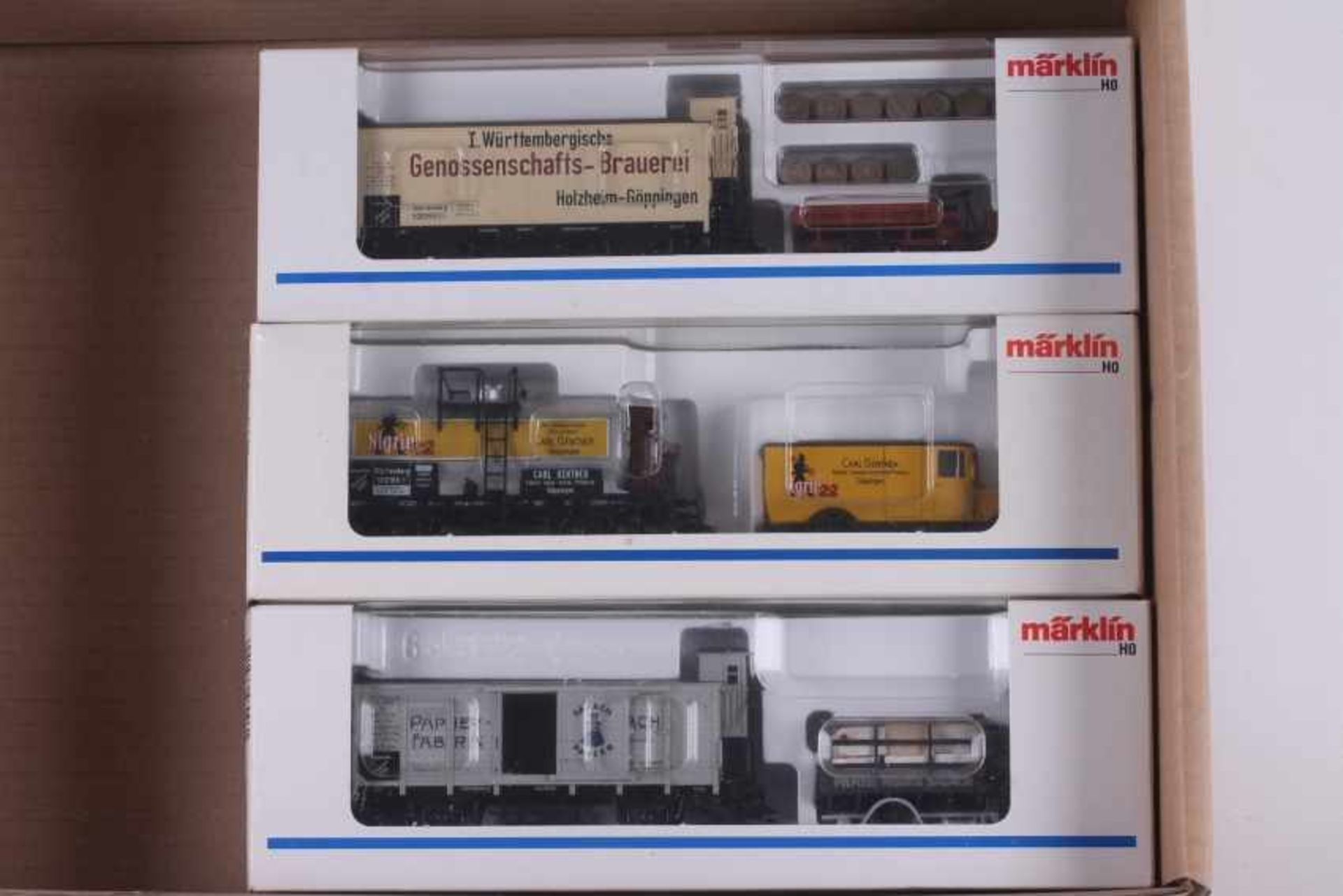 Märklin, drei Museumswagen Märklin, drei Museumswagen, 1994, 1995, 1996, sehr gut erhalten, ORK