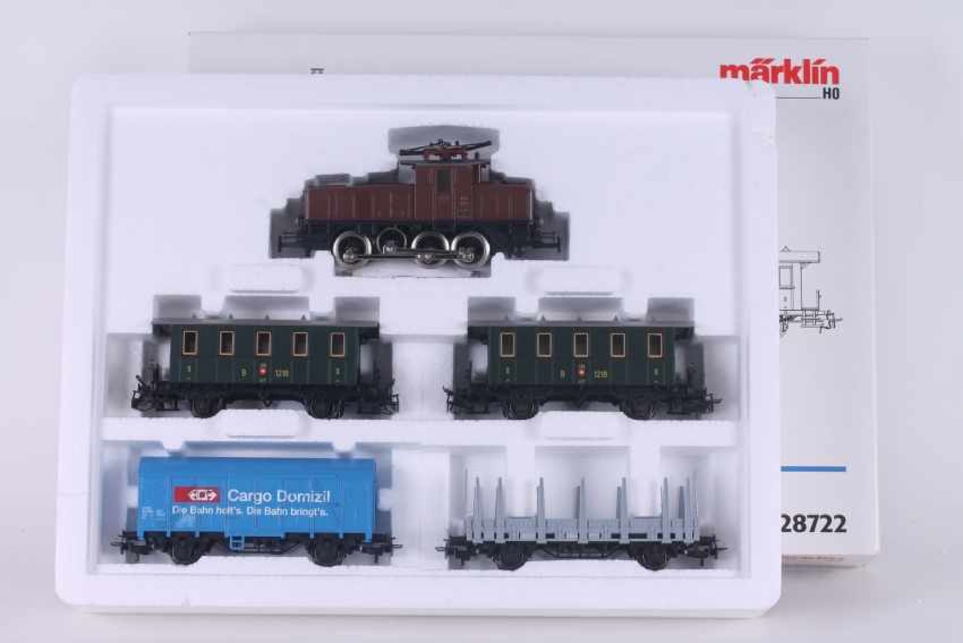 Märklin 28722, Zugpackung "Schweiz" Märklin 28722, Zugpackung "Schweiz", Elektrolok "Ee 3/3 16332"